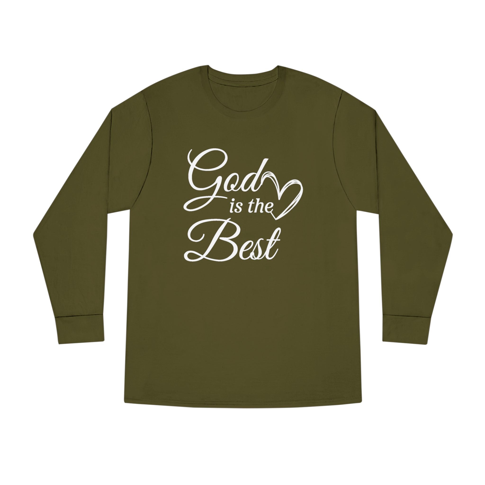 Faith Based Teen Girl Long Sleeve T-Shirt - God Is The Best | Long - sleeve by atgodanddesigns