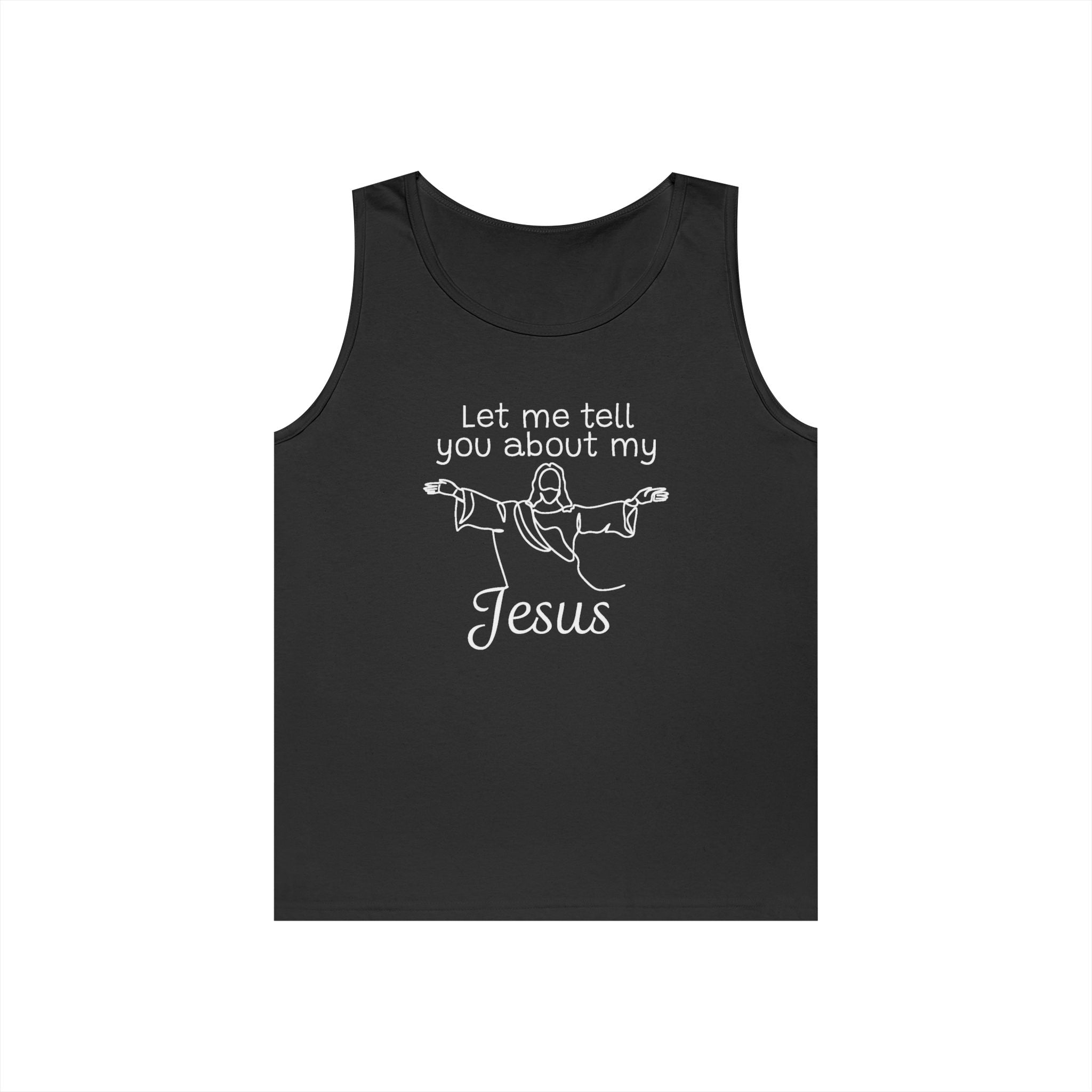 Faith Based Teen Tank - Let Me Tell You About My Jesus | Tank Top by atgodanddesigns