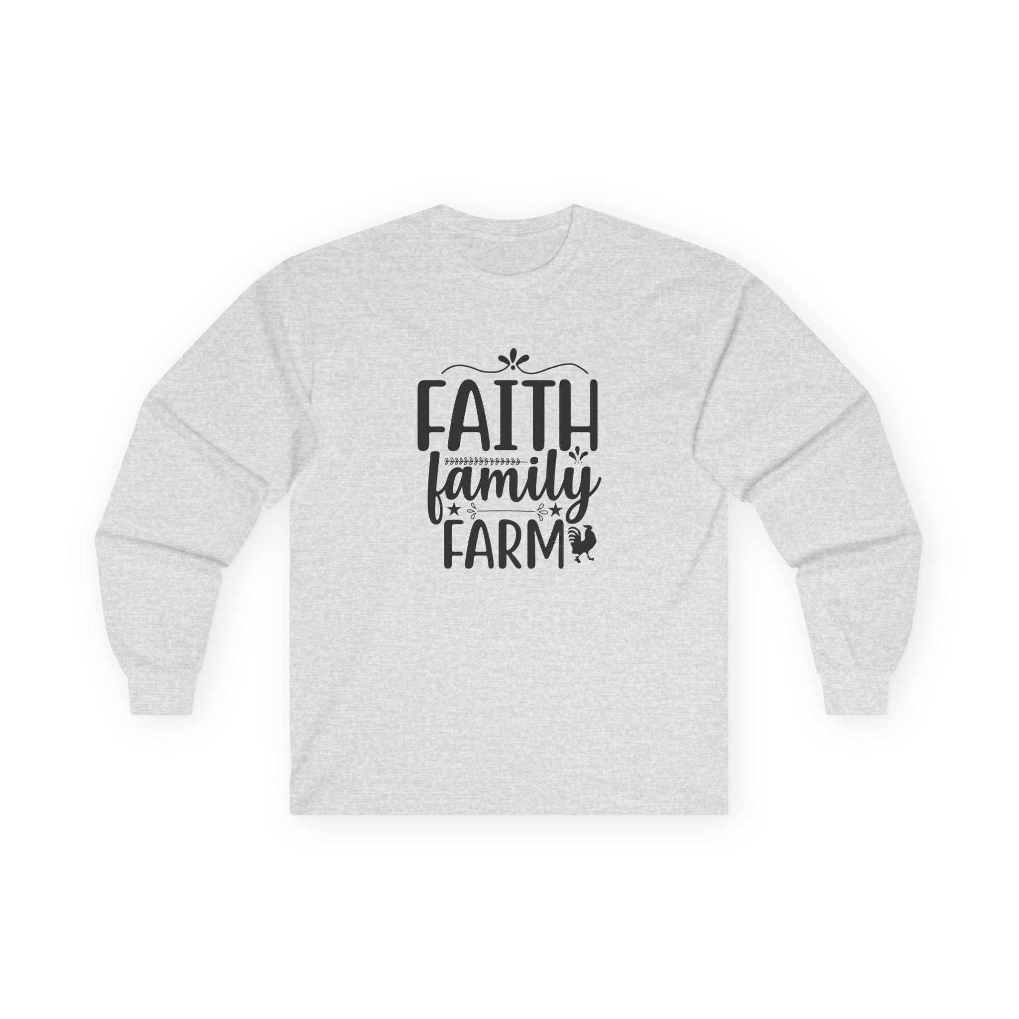 Faith Based Women's Long Sleeve - Faith, Family, Farm | Long - sleeve by atgodanddesigns