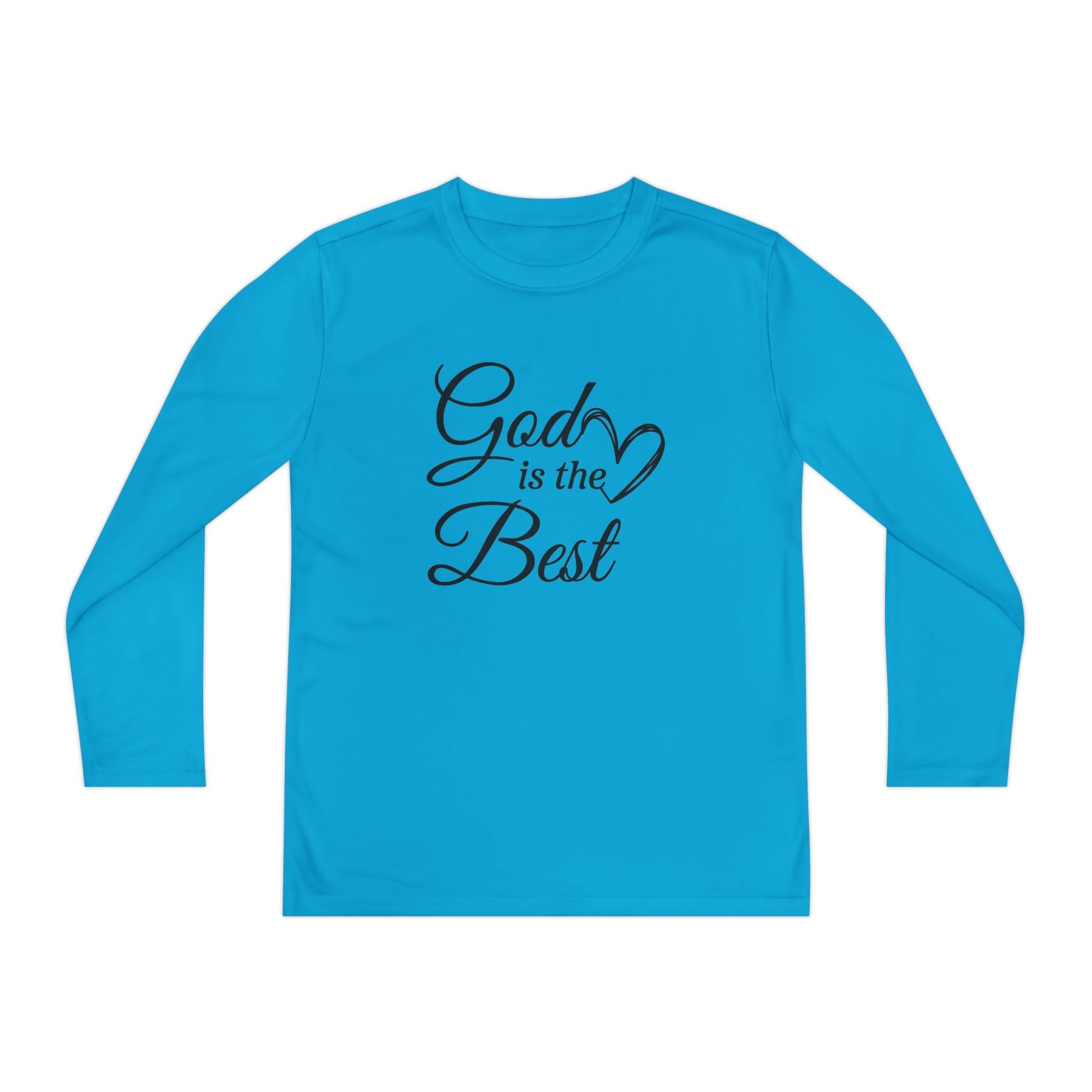 Faith Based Youth Long Sleeve T-Shirt - God Is The Best | Kids clothes by atgodanddesigns