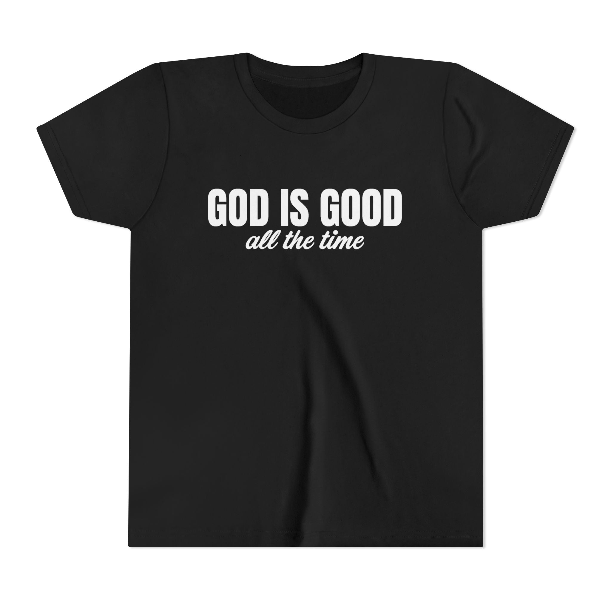 Faith Based Youth T-Shirt - God Is Good All The Time | Kids clothes by atgodanddesigns