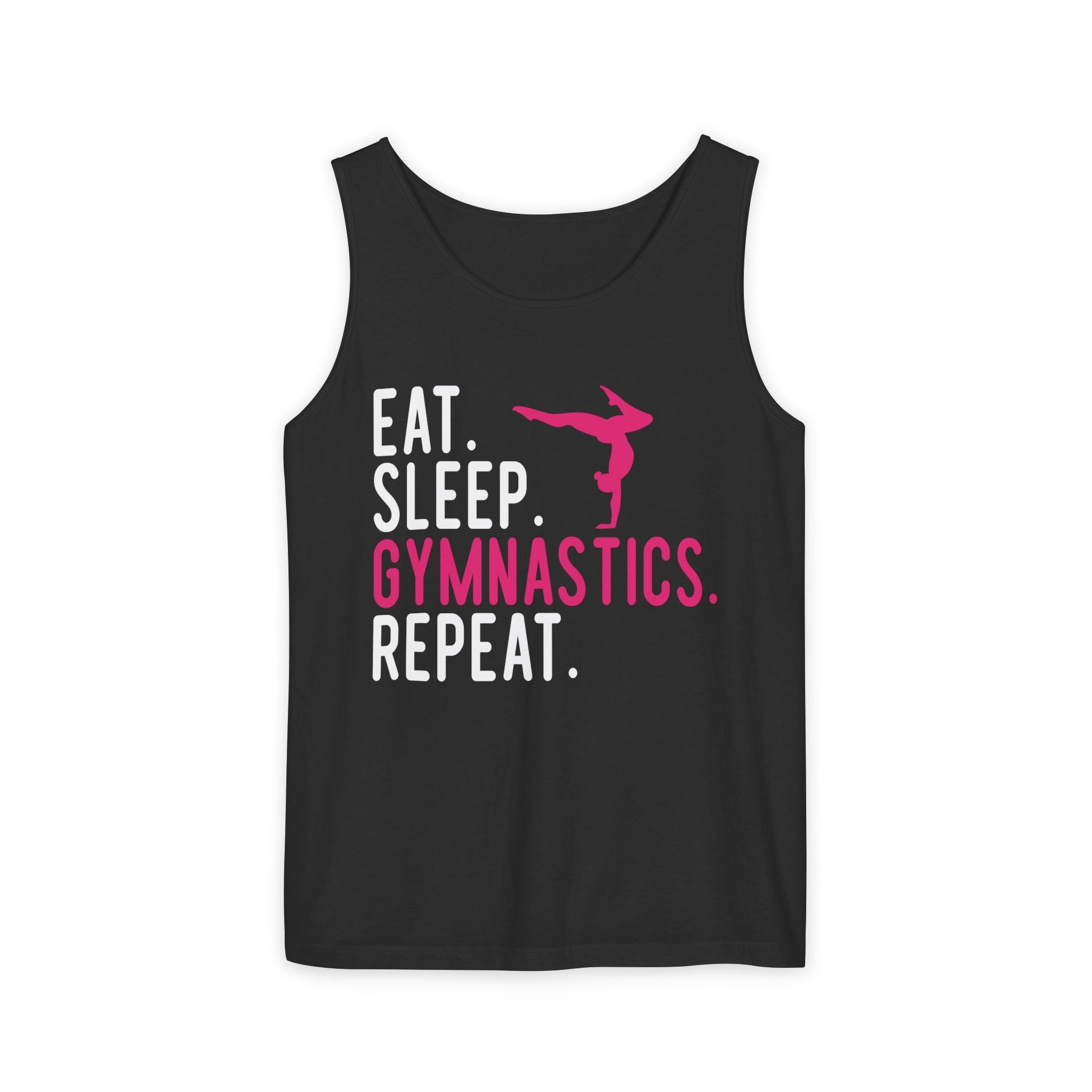 Graphic Teen Girls Tank - Eat Sleep Gymnastics Repeat | Tank Top by atgodanddesigns