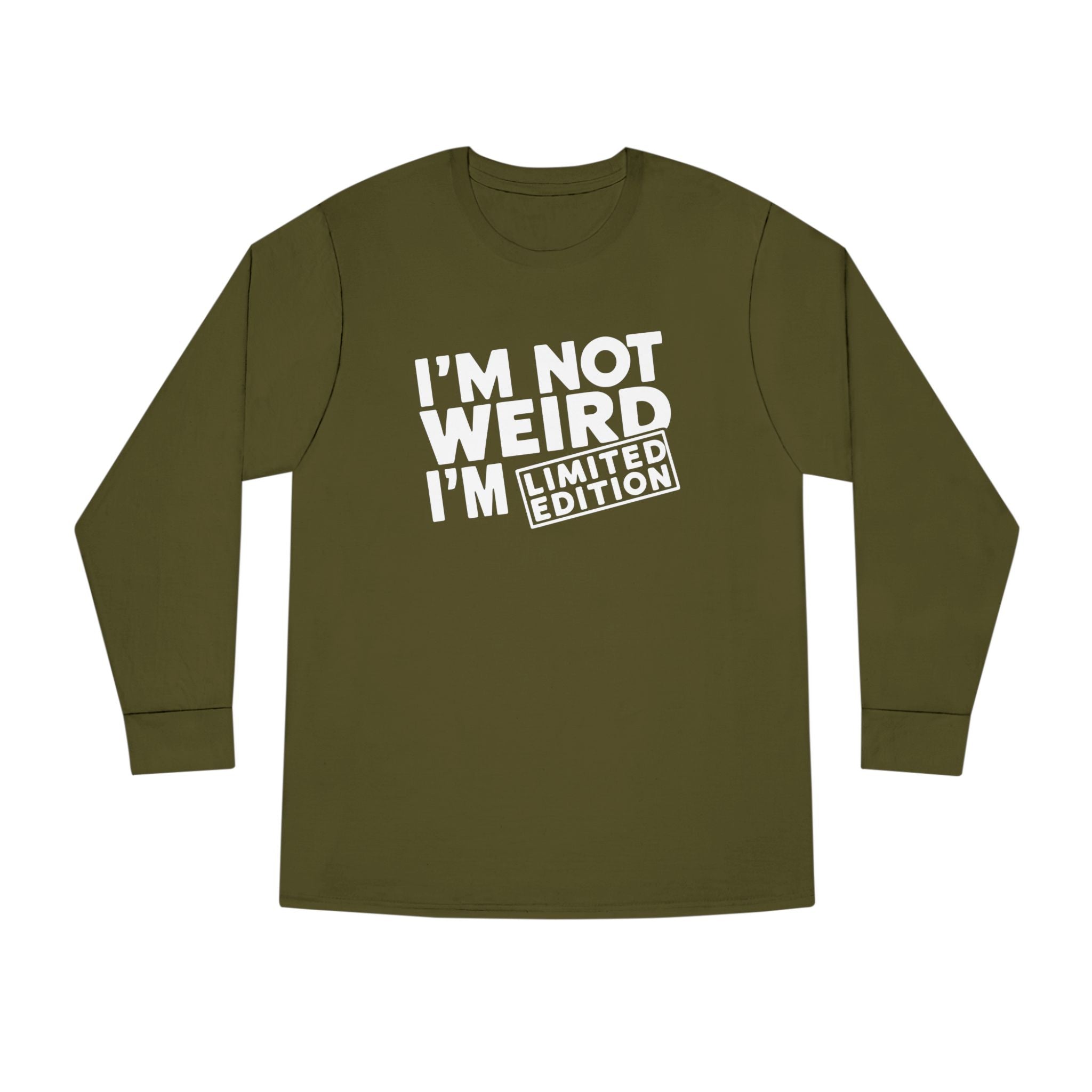 Graphic Teen Long Sleeve T-Shirt - I'm Not Weird I'm Limited Edition | Long - sleeve by atgodanddesigns