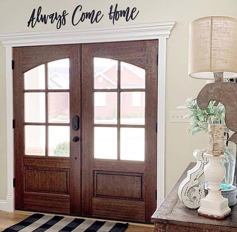 Always Come Home Wooden Sign | by atgodanddesigns