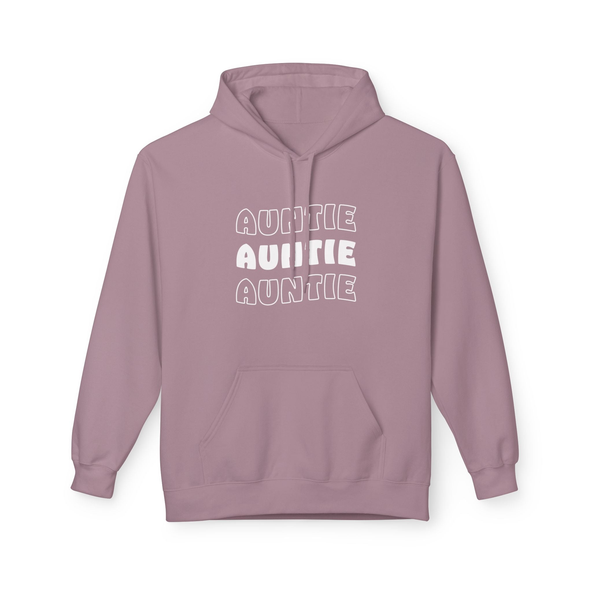 Aunt Fleece Hoodie - Auntie Auntie Auntie | Hoodie by atgodanddesigns