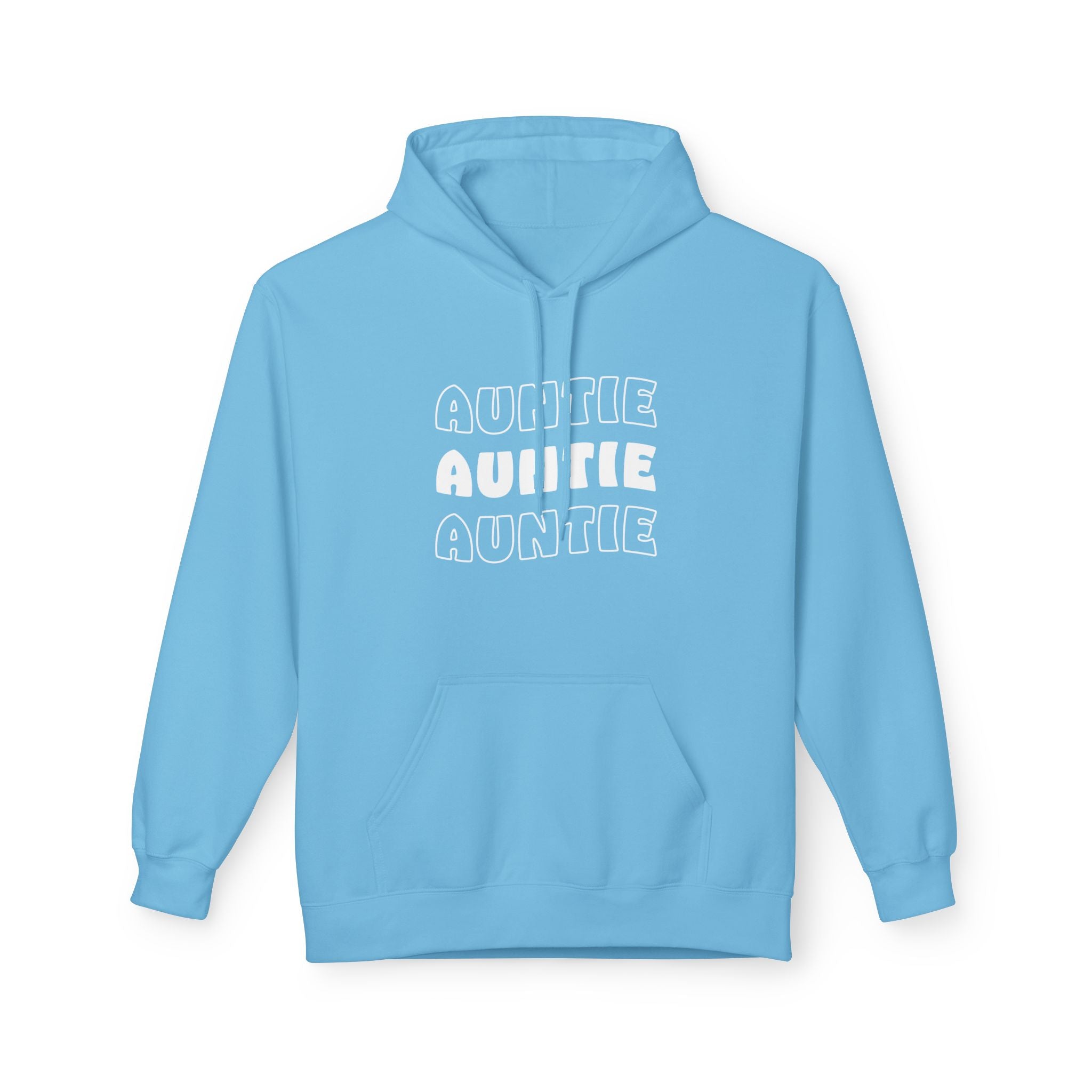 Aunt Fleece Hoodie - Auntie Auntie Auntie | Hoodie by atgodanddesigns