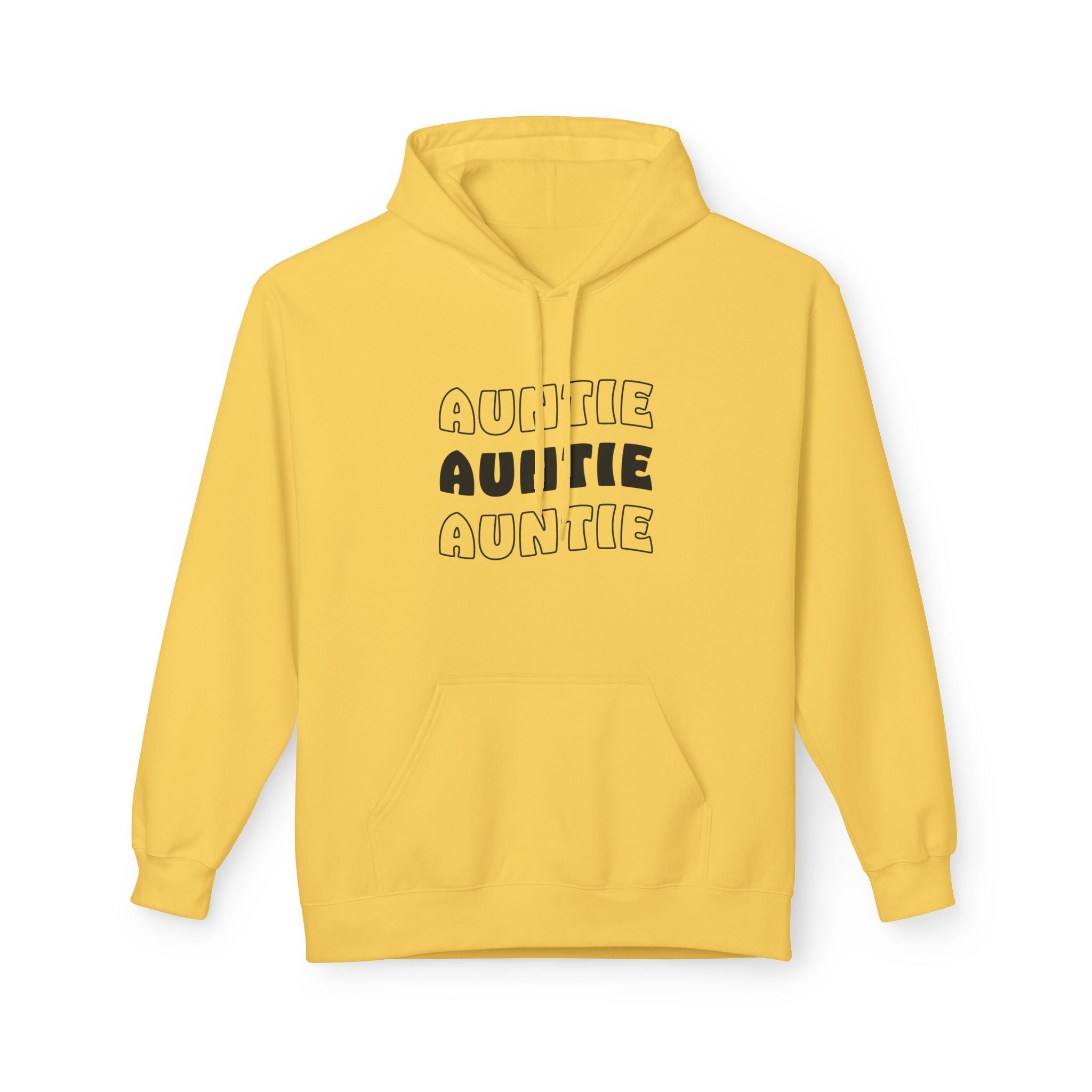 Aunt Fleece Hoodie - Auntie Auntie Auntie | Hoodie by atgodanddesigns