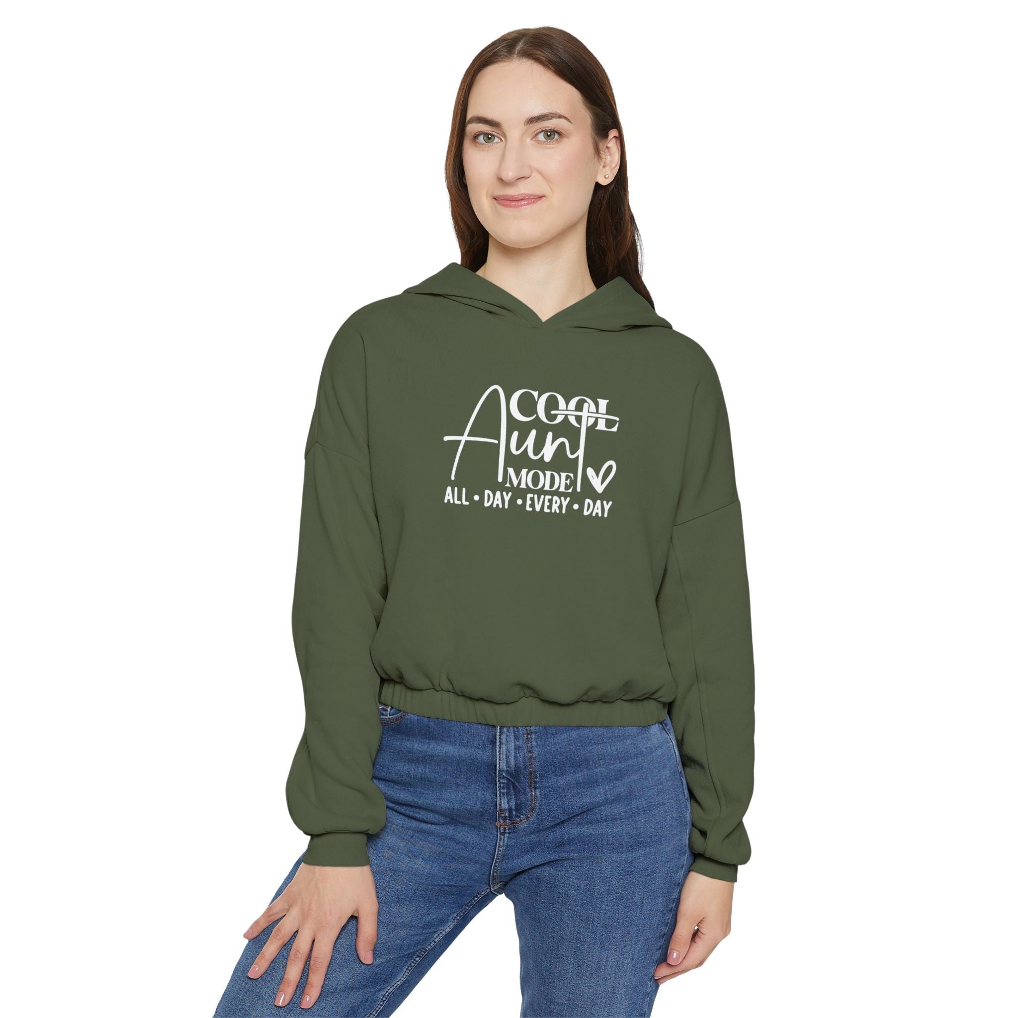 Aunt Graphic Hoodie - Cool Aunt Mode All Day Everyday | Hoodie by atgodanddesigns
