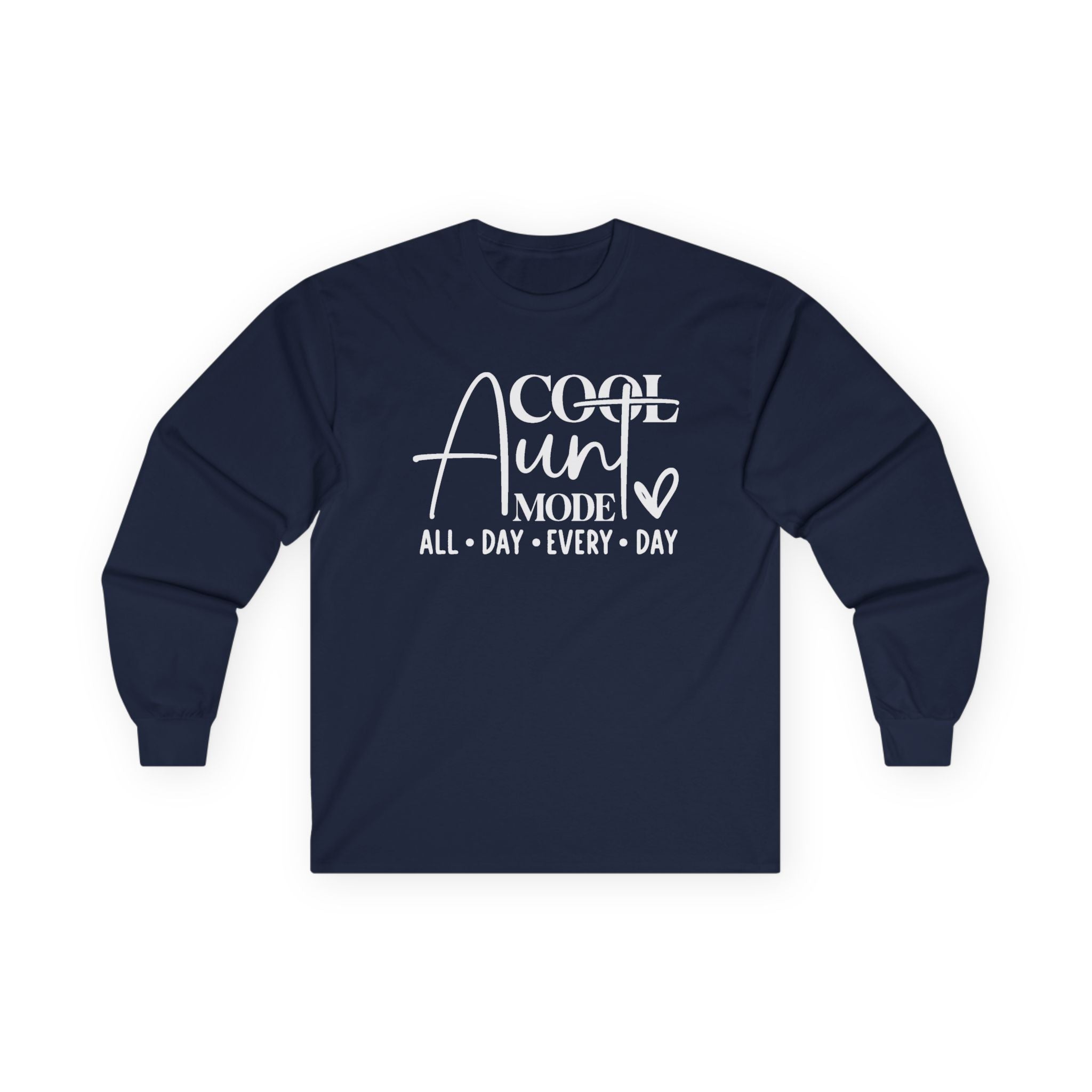Aunt Graphic Long Sleeve - Cool Aunt Mode All Day Everyday | Long - sleeve by atgodanddesigns