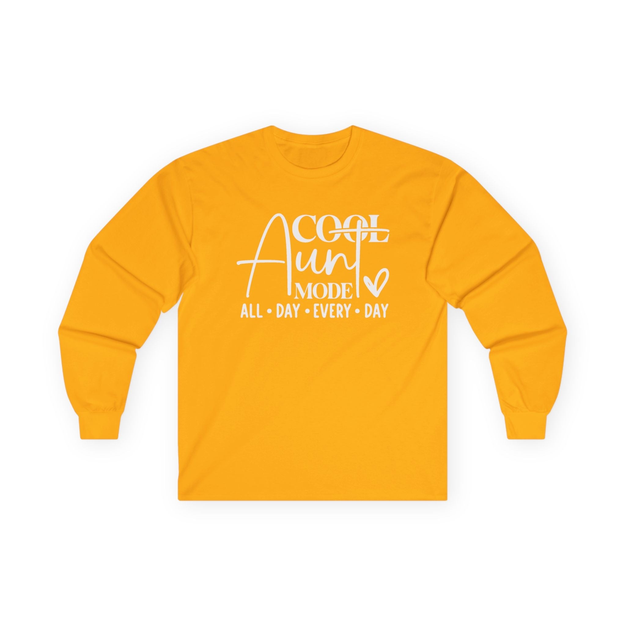 Aunt Graphic Long Sleeve - Cool Aunt Mode All Day Everyday | Long - sleeve by atgodanddesigns