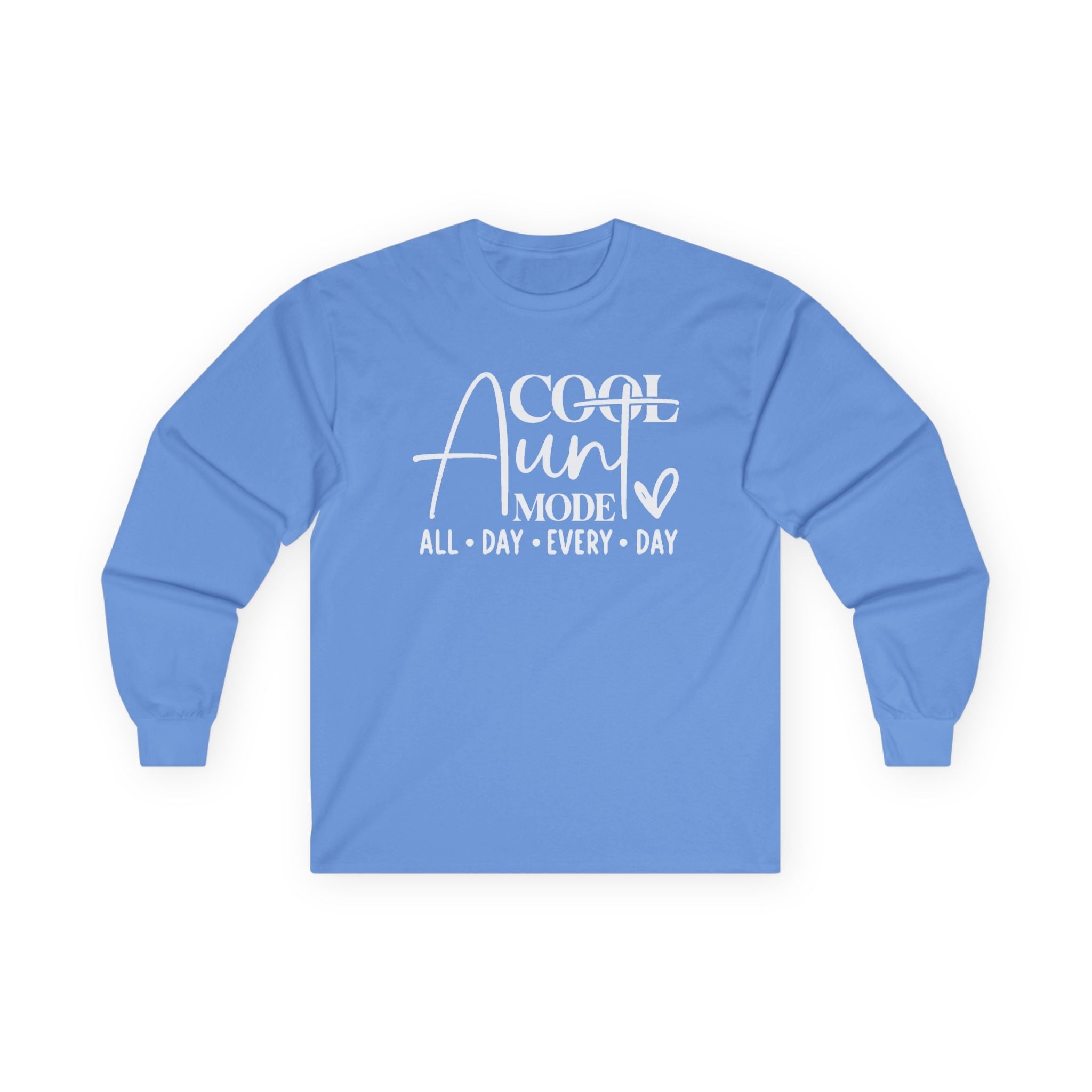 Aunt Graphic Long Sleeve - Cool Aunt Mode All Day Everyday | Long - sleeve by atgodanddesigns