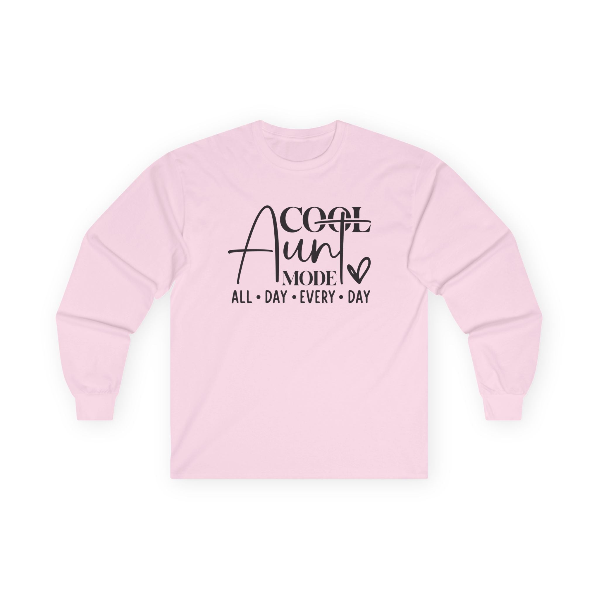 Aunt Graphic Long Sleeve - Cool Aunt Mode All Day Everyday | Long - sleeve by atgodanddesigns