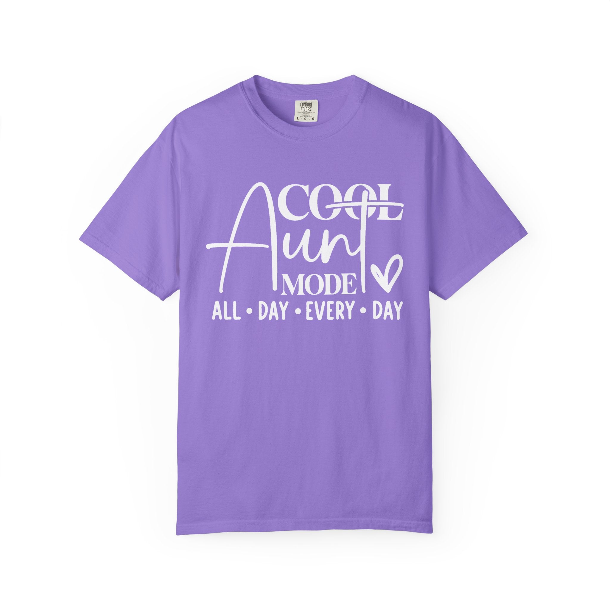 Aunt Graphic T-Shirt - Cool Aunt Mode All Day Every Day | T-Shirt by atgodanddesigns