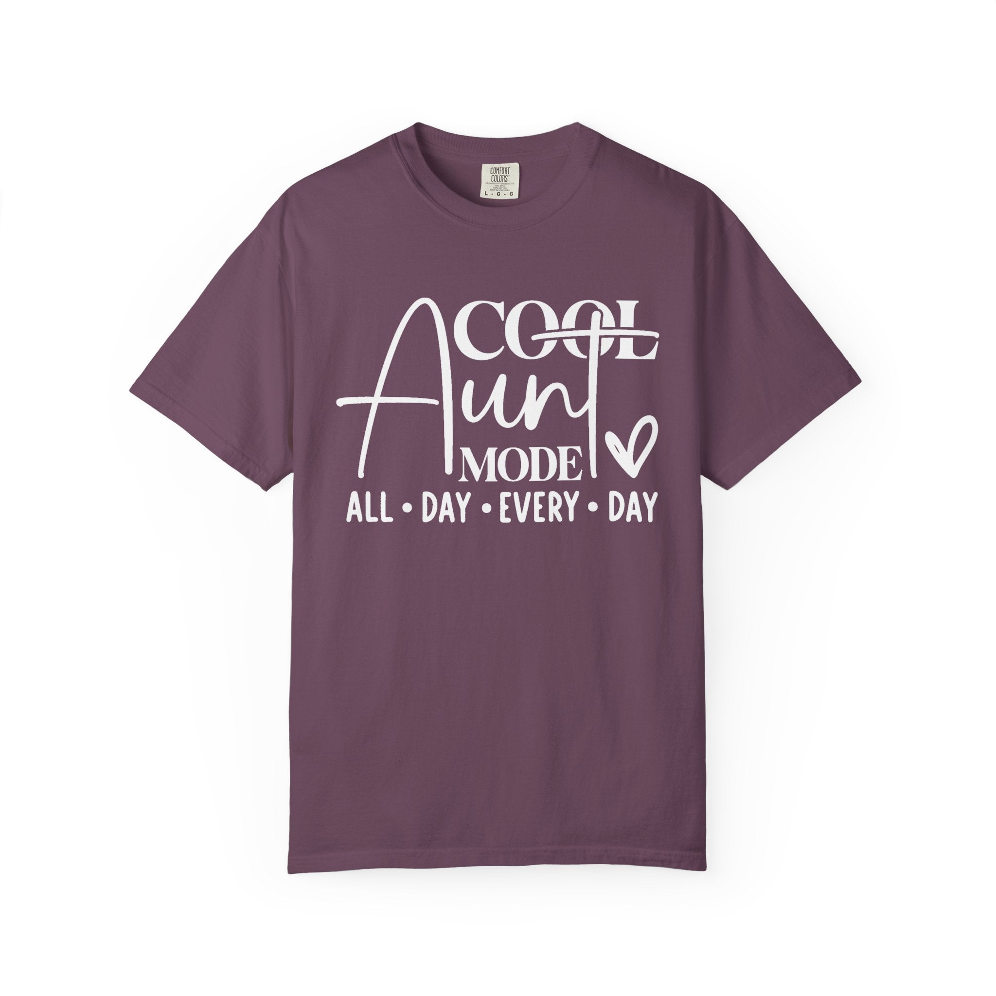 Aunt Graphic T-Shirt - Cool Aunt Mode All Day Every Day | T-Shirt by atgodanddesigns