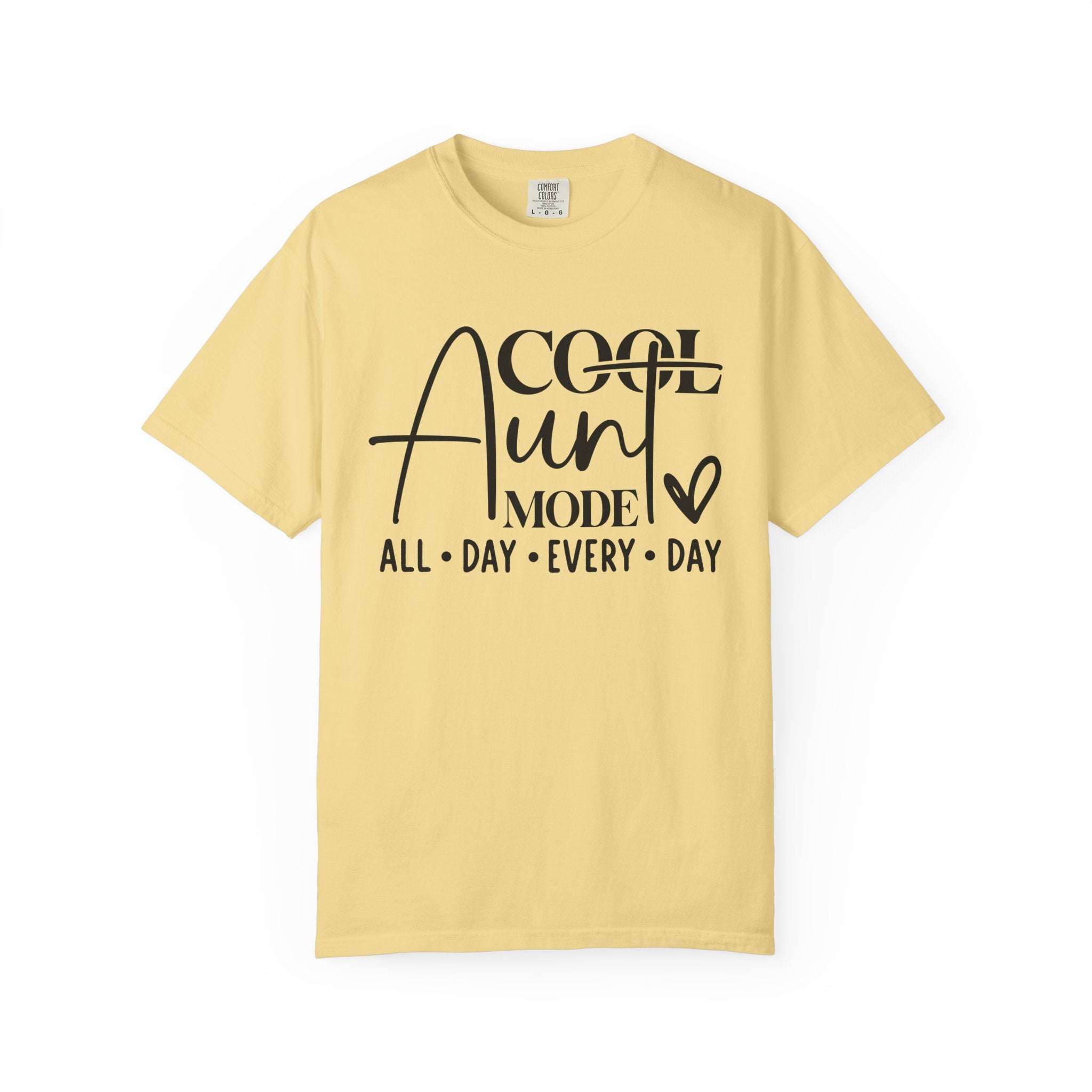 Aunt Graphic T-Shirt - Cool Aunt Mode All Day Every Day | T-Shirt by atgodanddesigns