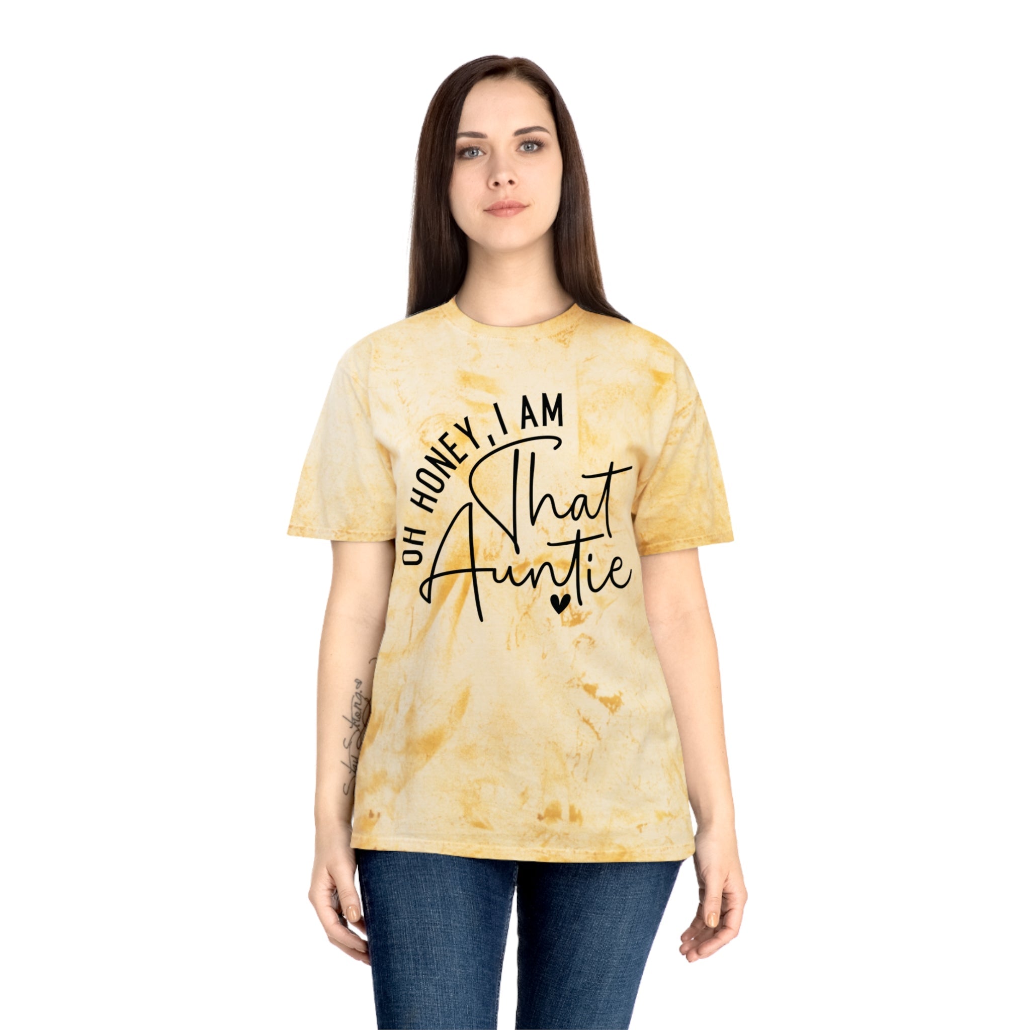 Aunt Graphic T-Shirt - Oh Honey, I Am That Auntie | T-Shirt by atgodanddesigns