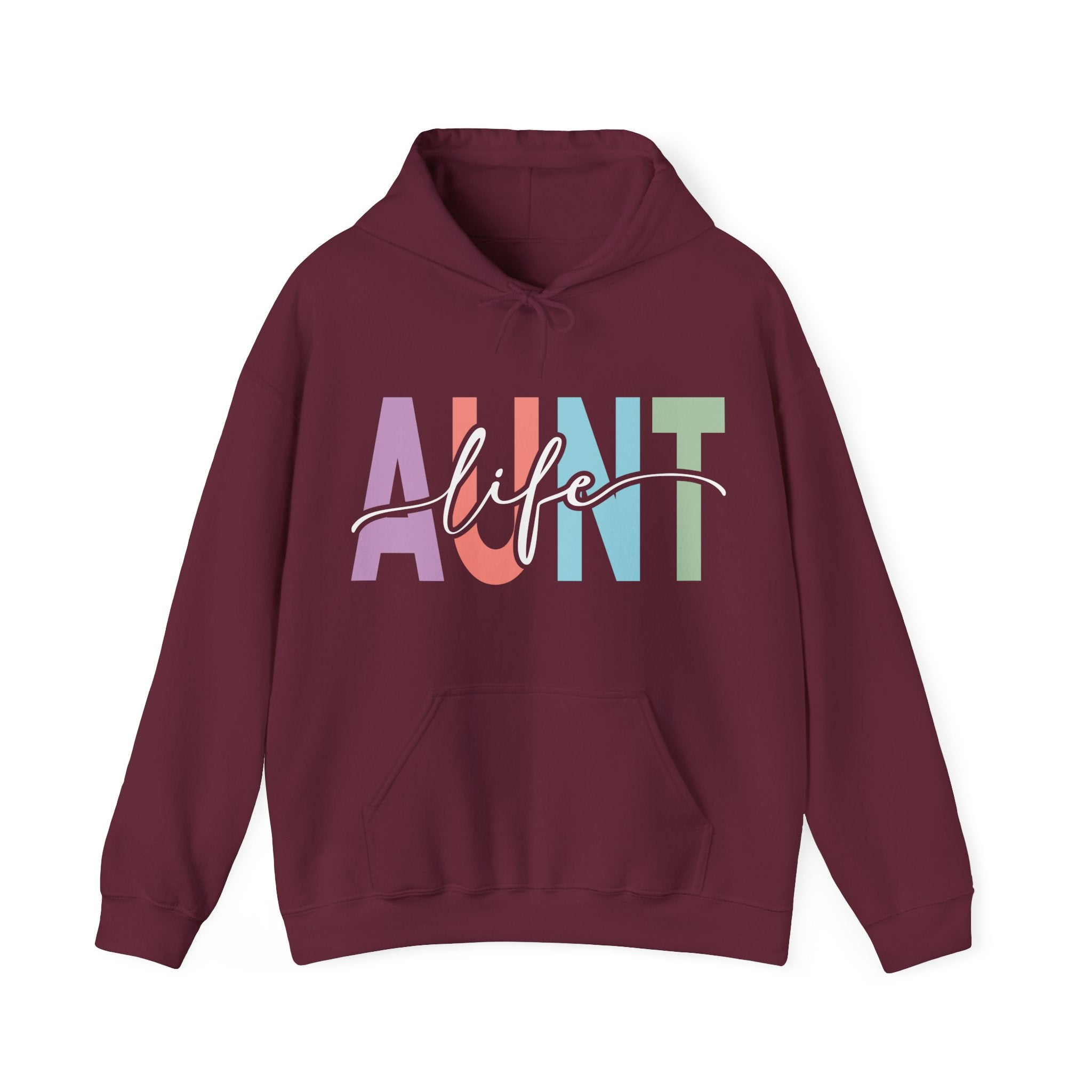 Aunt Hooded Sweatshirt - Aunt Life | Hoodie by atgodanddesigns
