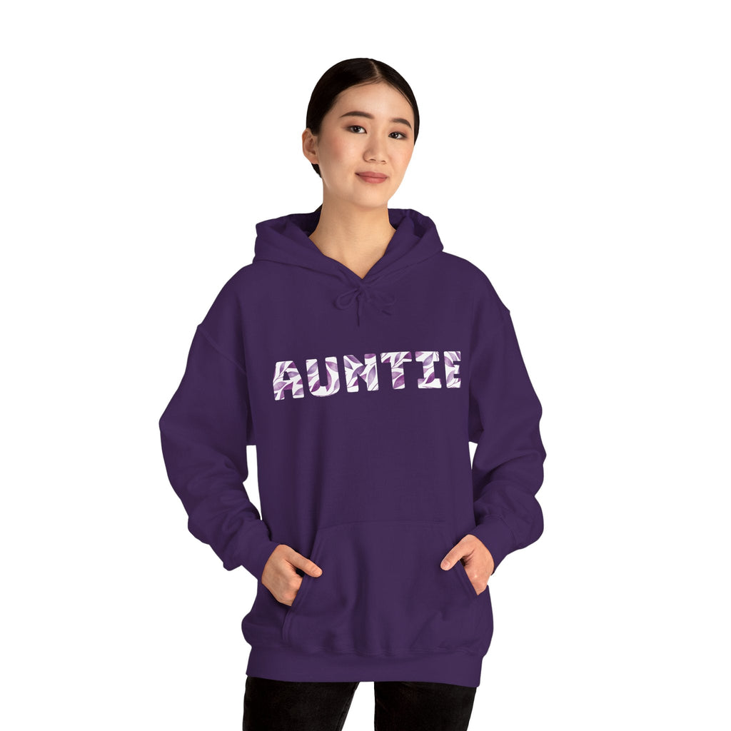 Aunt Hooded Sweatshirt - Auntie | Hoodie by atgodanddesigns