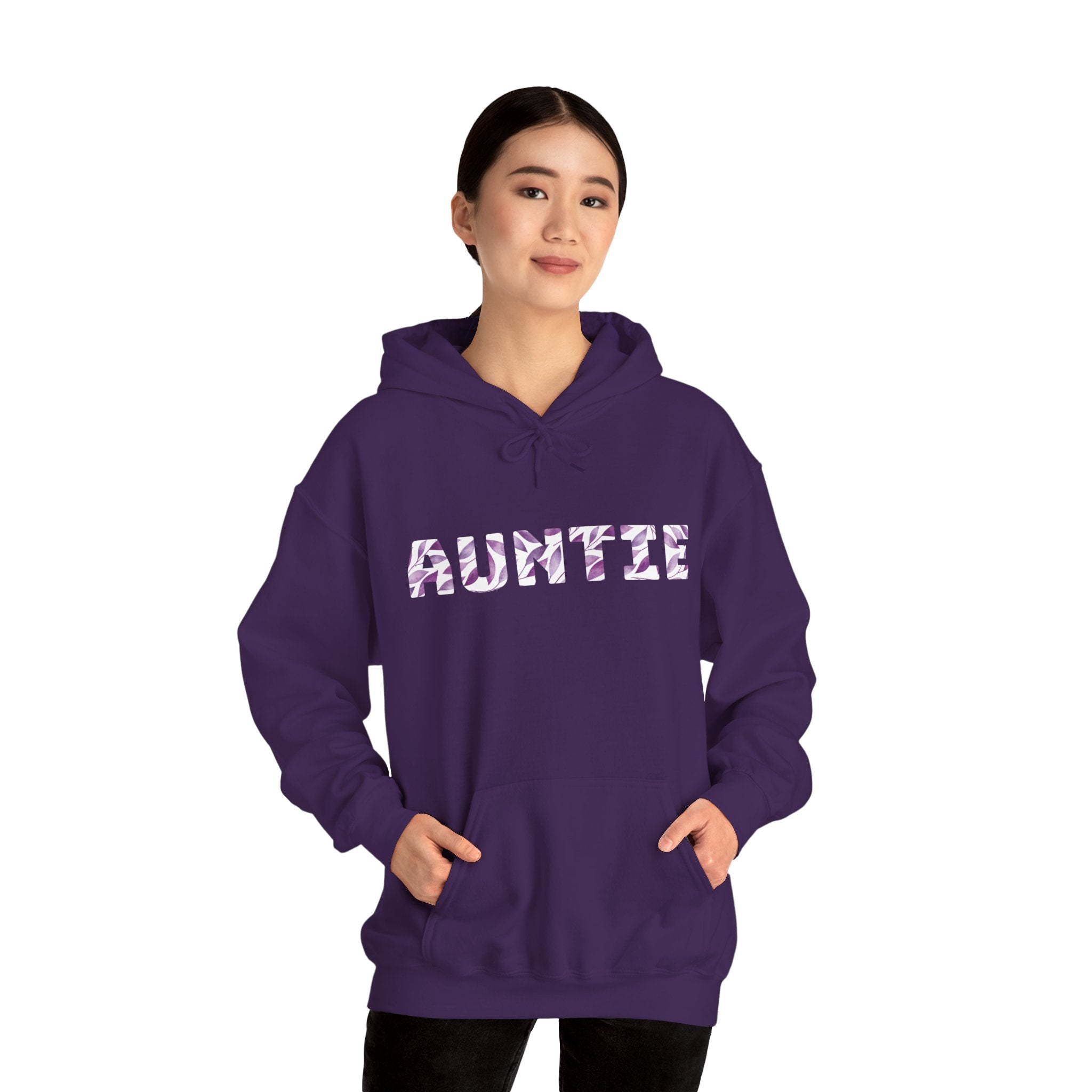 Aunt Hooded Sweatshirt - Auntie | Hoodie by atgodanddesigns
