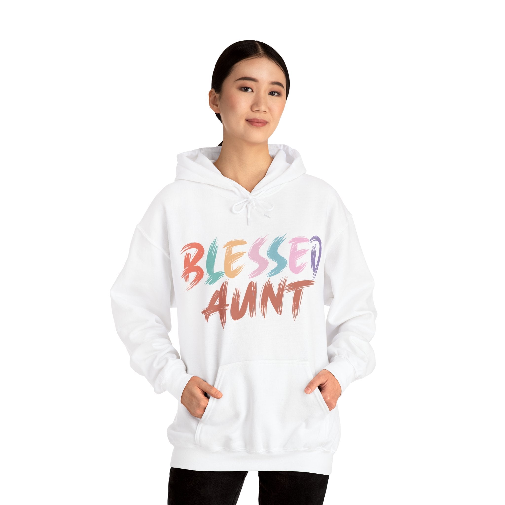 Aunt Hooded Sweatshirt - Blessed Aunt | Hoodie by atgodanddesigns