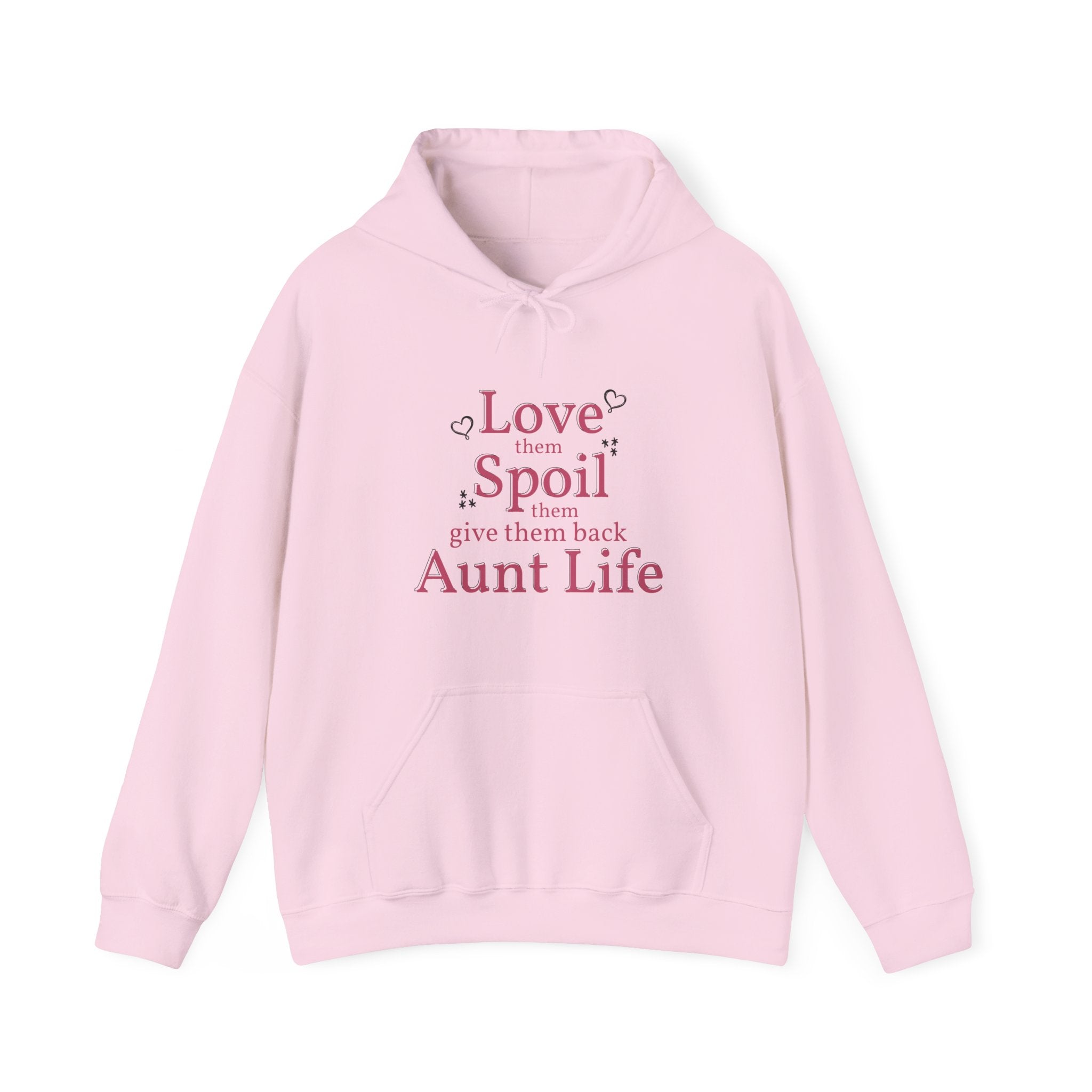 Aunt Hooded Sweatshirt - Love Them, Spoil Them | Hoodie by atgodanddesigns