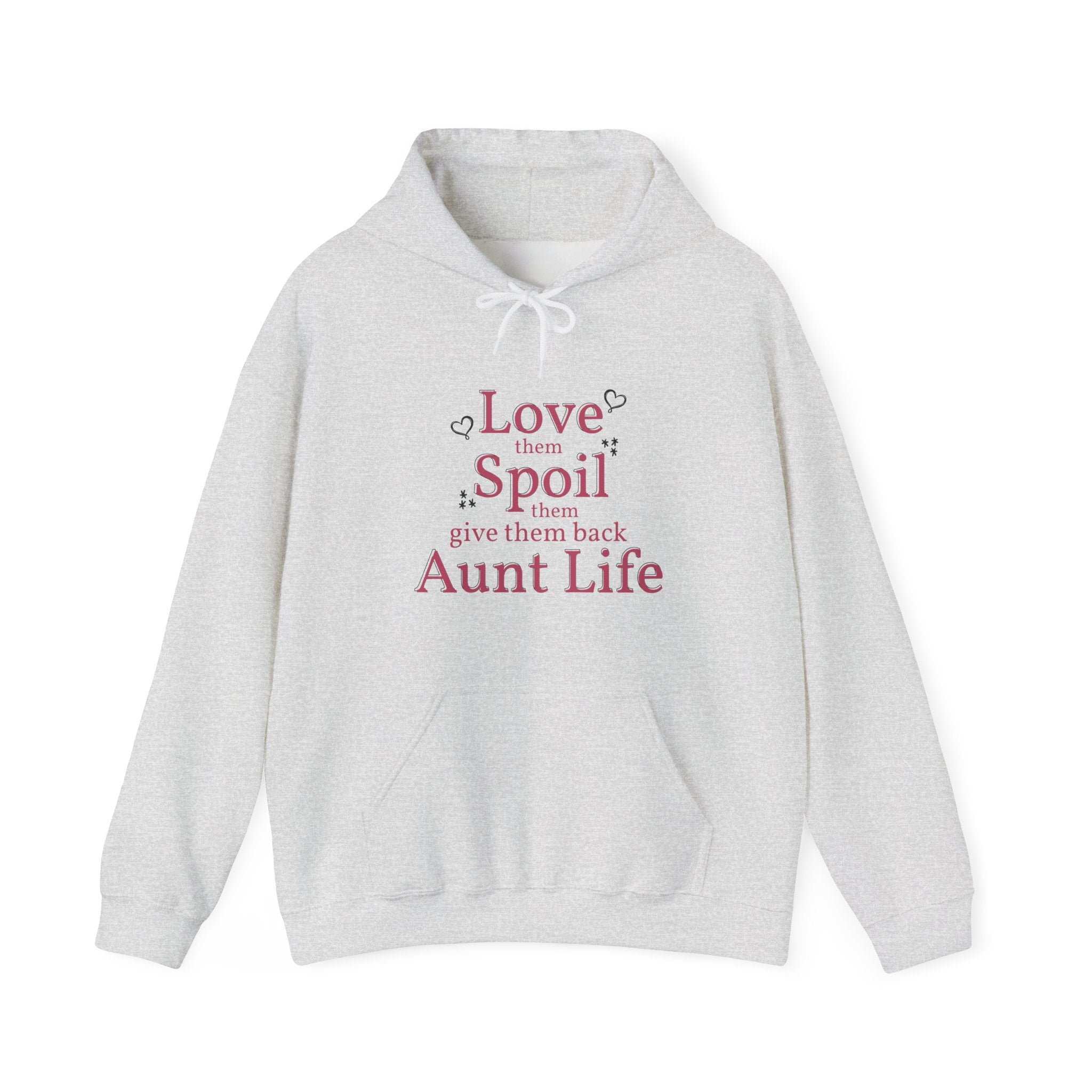 Aunt Hooded Sweatshirt - Love Them, Spoil Them | Hoodie by atgodanddesigns