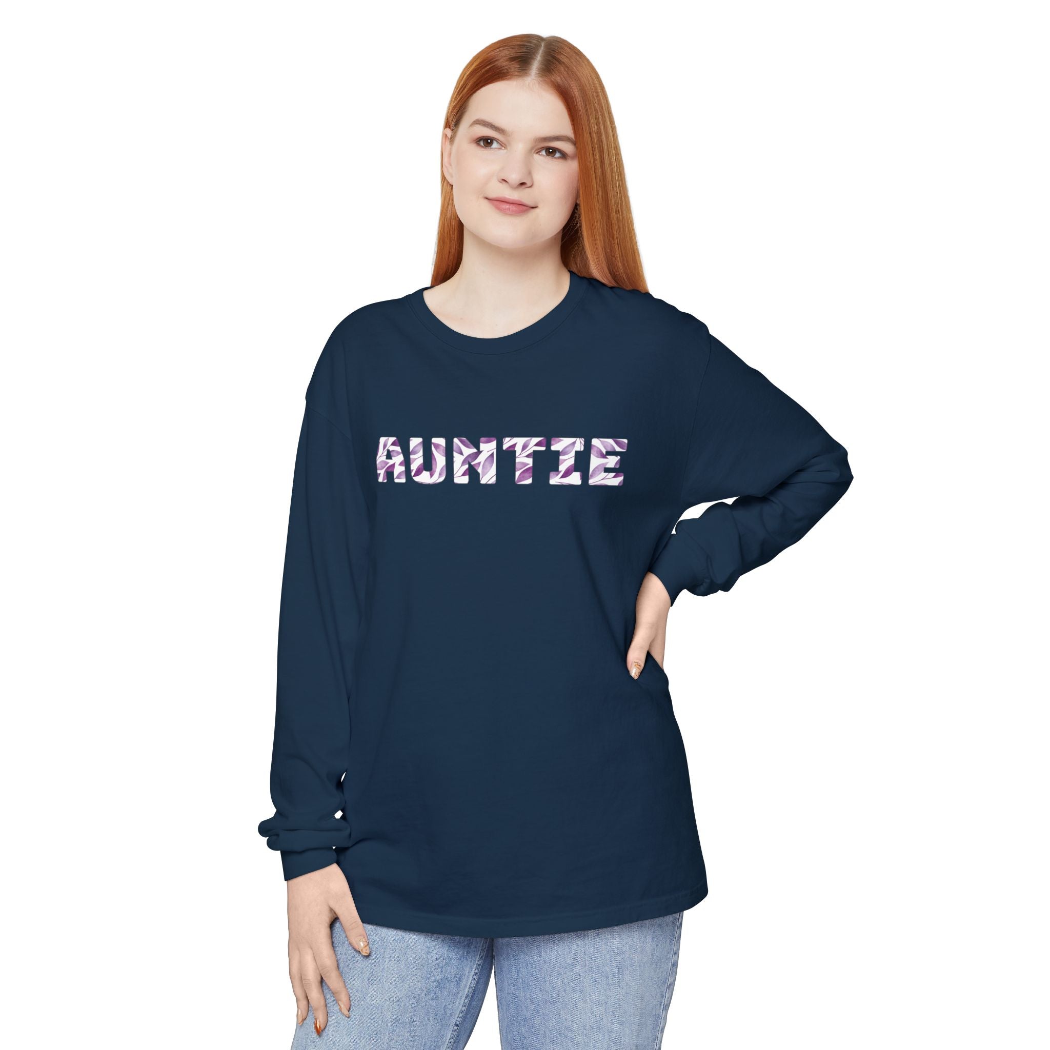 Aunt Long Sleeve - Auntie | Long - sleeve by atgodanddesigns