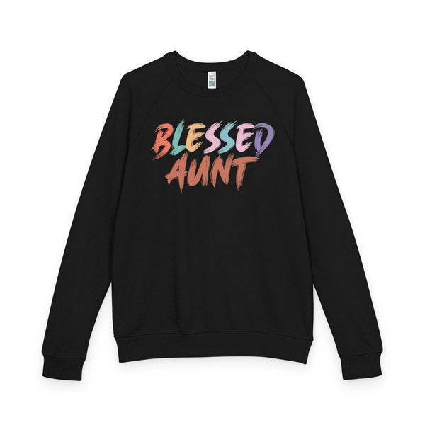 Aunt Long Sleeve Sweatshirt - Blessed Aunt | Sweatshirt by atgodanddesigns