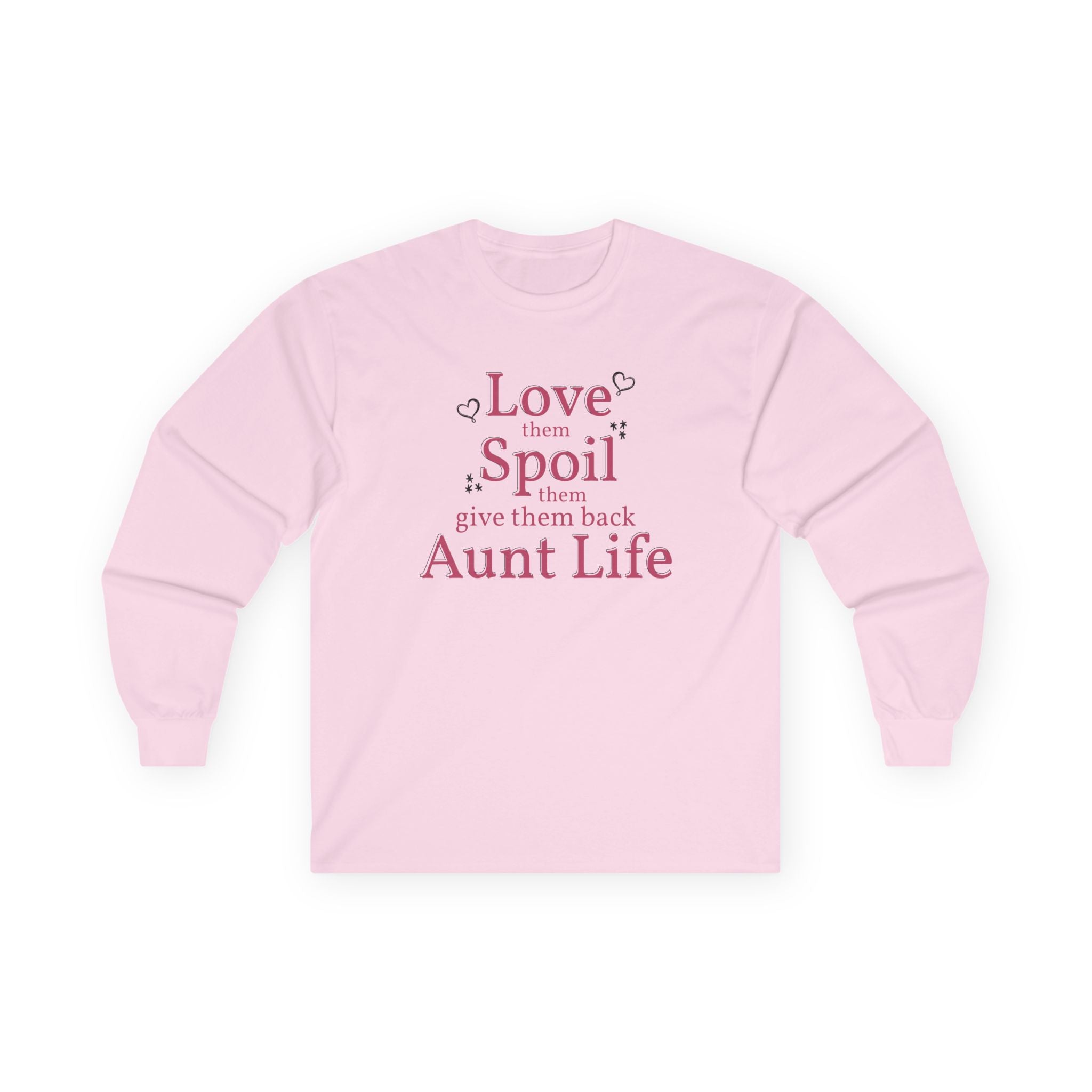 Aunt Long Sleeve Tee - Love Them, Spoil Them | Long - sleeve by atgodanddesigns