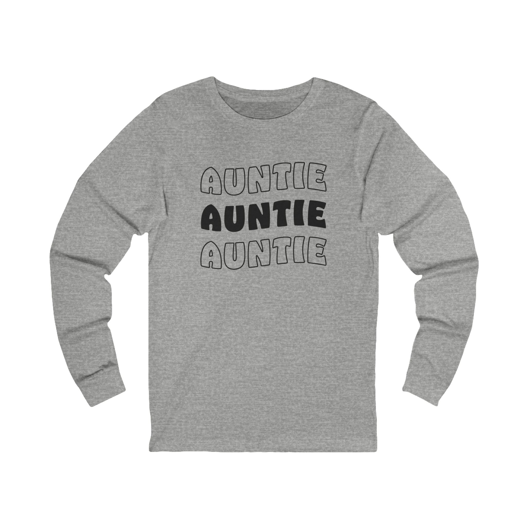 Aunt Long Sleeves - Auntie Auntie Auntie | Long - sleeve by atgodanddesigns