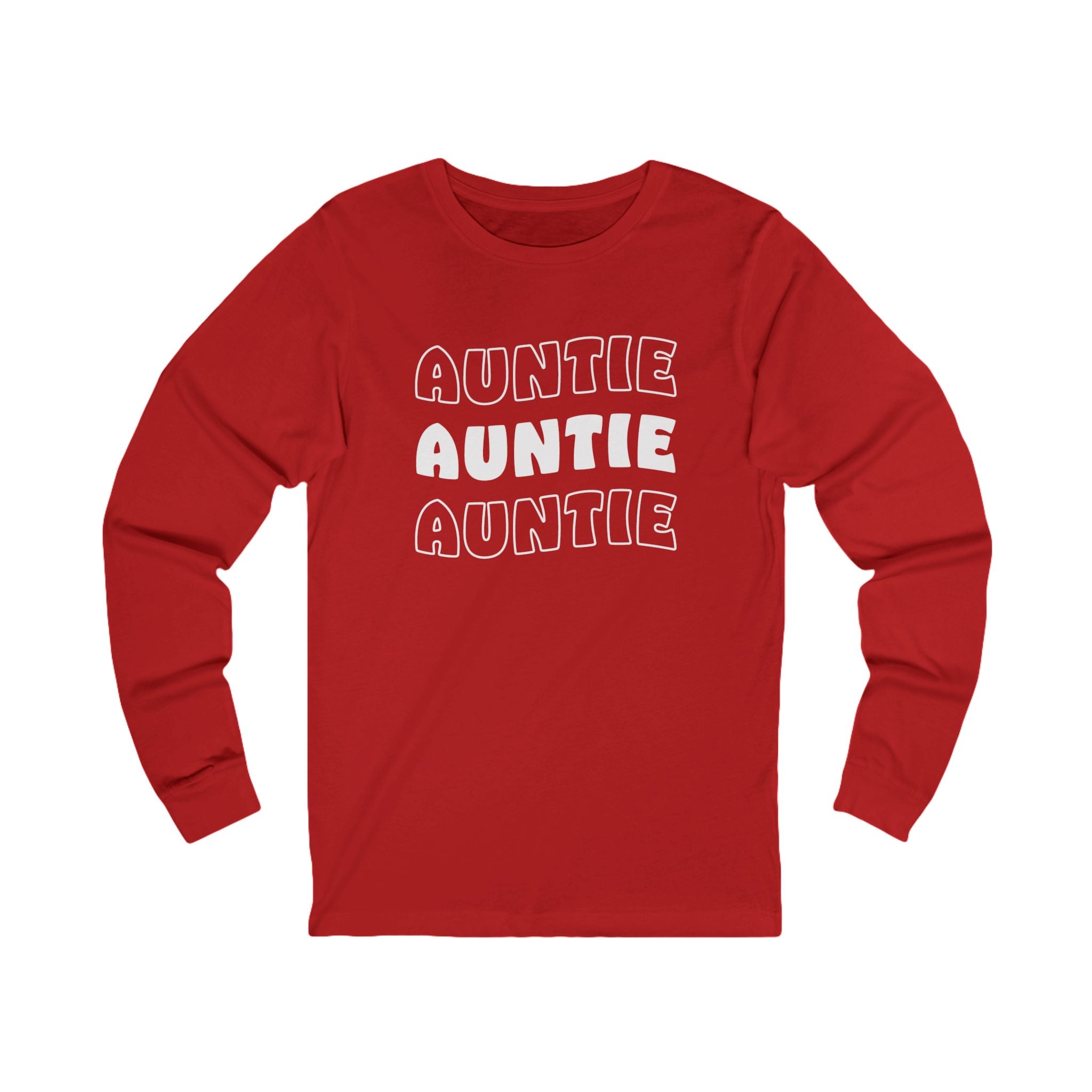 Aunt Long Sleeves - Auntie Auntie Auntie | Long - sleeve by atgodanddesigns