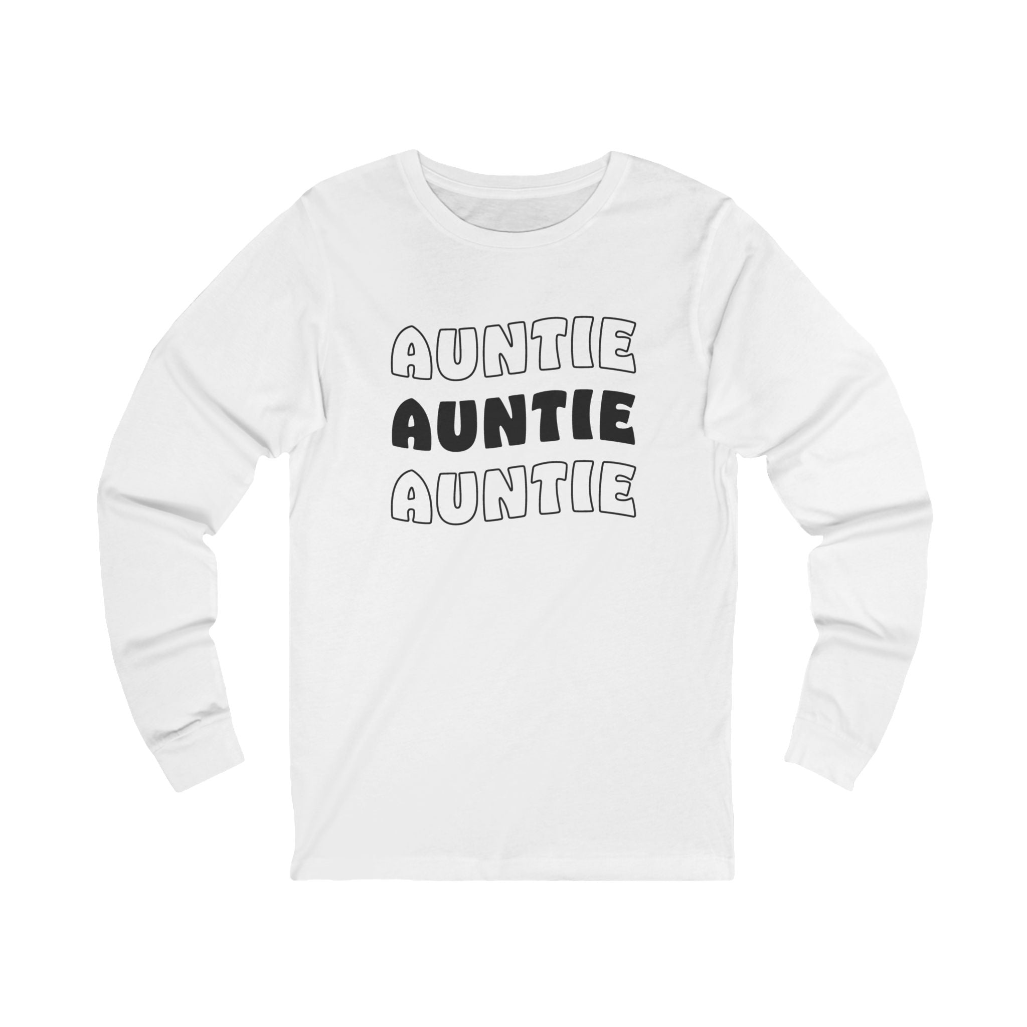 Aunt Long Sleeves - Auntie Auntie Auntie | Long - sleeve by atgodanddesigns