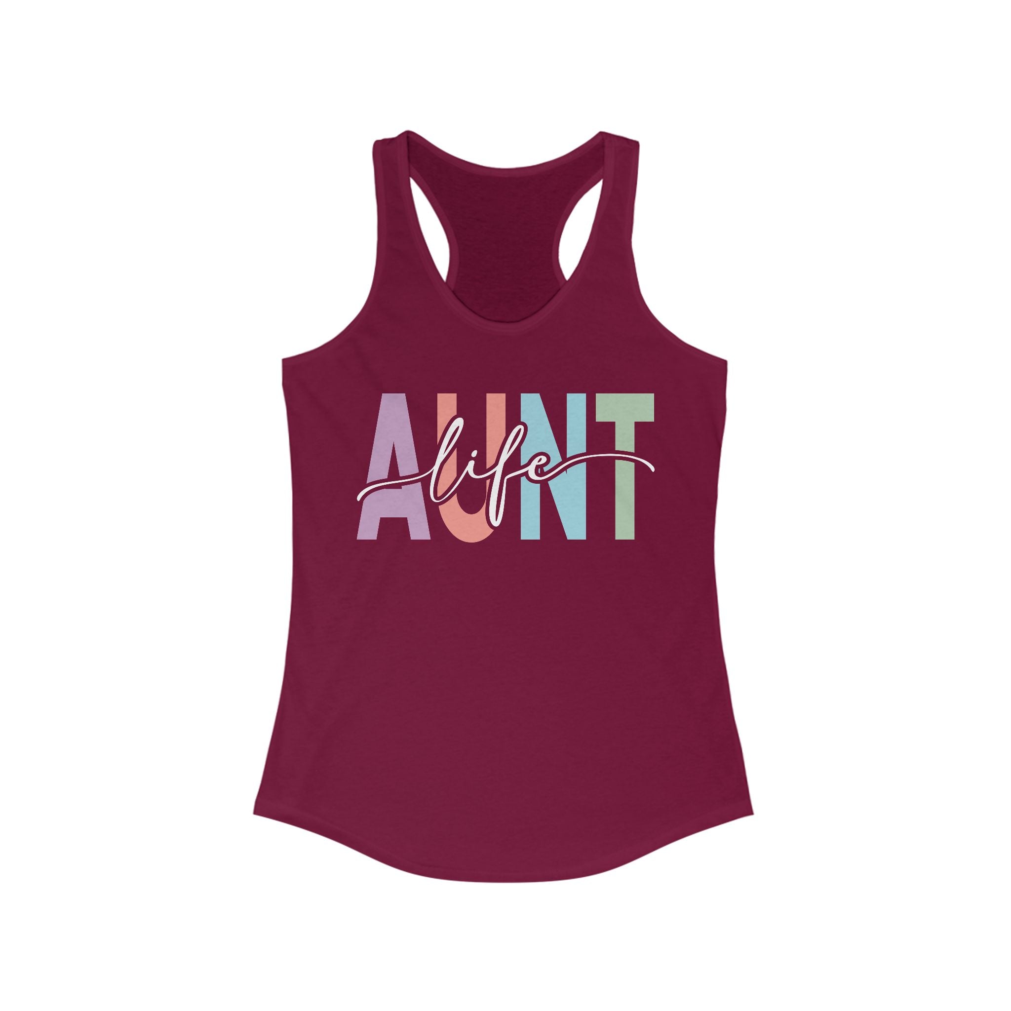 Aunt Racerback Tank - Aunt Life | Tank Top by atgodanddesigns