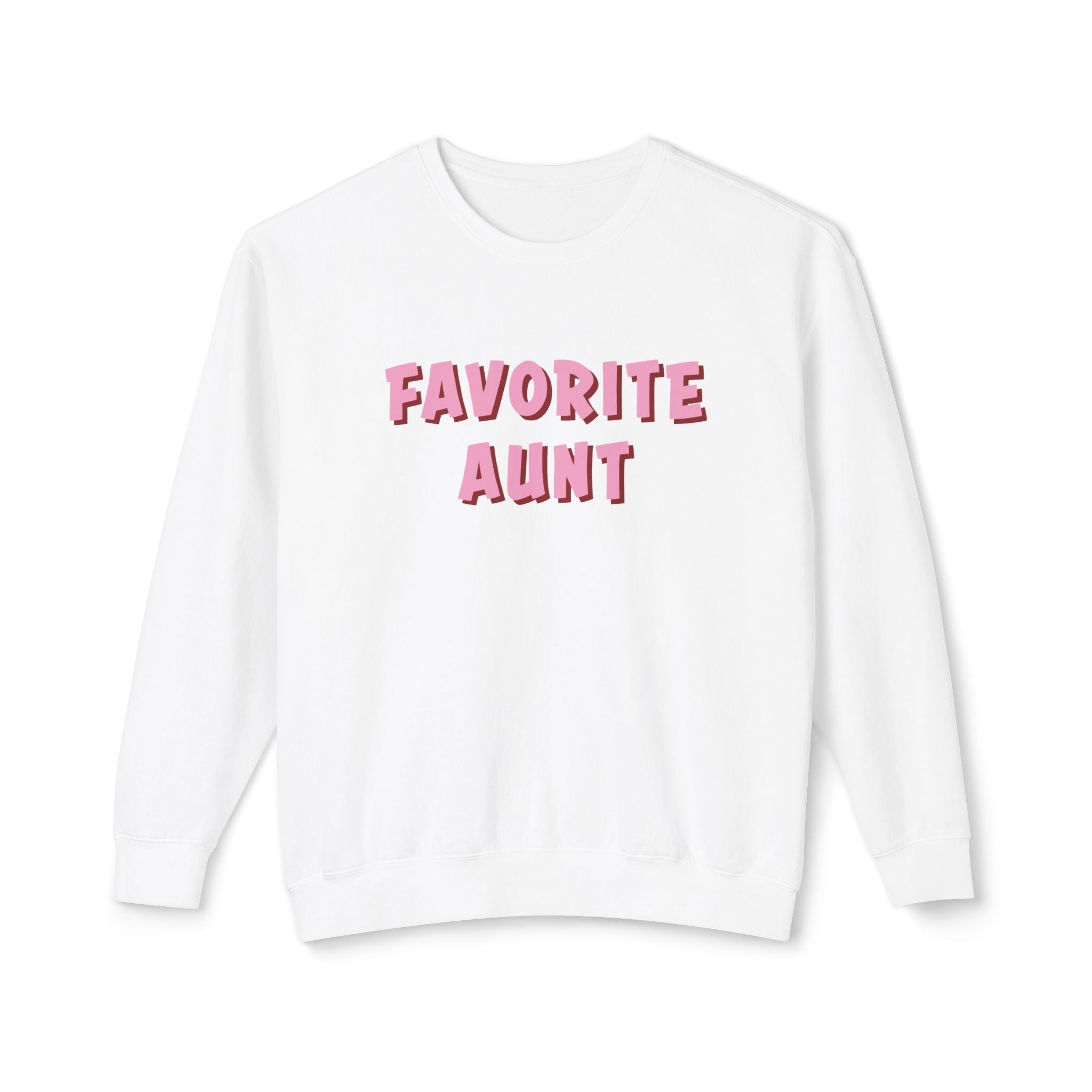 Aunt Sweatshirt - Favorite Aunt | Sweatshirt by atgodanddesigns