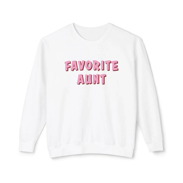 Aunt Sweatshirt - Favorite Aunt | Sweatshirt by atgodanddesigns