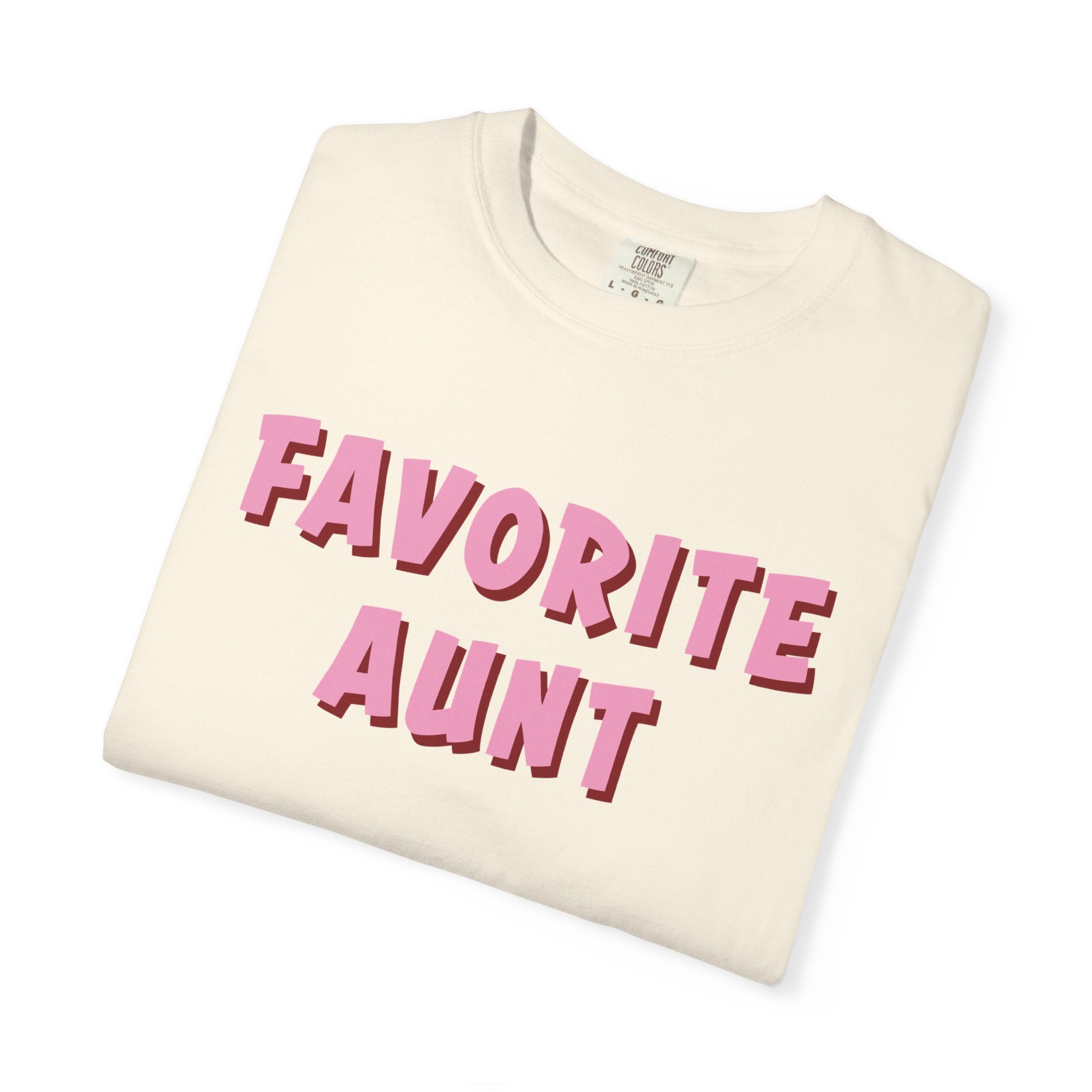 Aunt T-Shirt - Favorite Aunt | T-Shirt by atgodanddesigns
