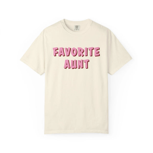 Aunt T-Shirt - Favorite Aunt | T-Shirt by atgodanddesigns