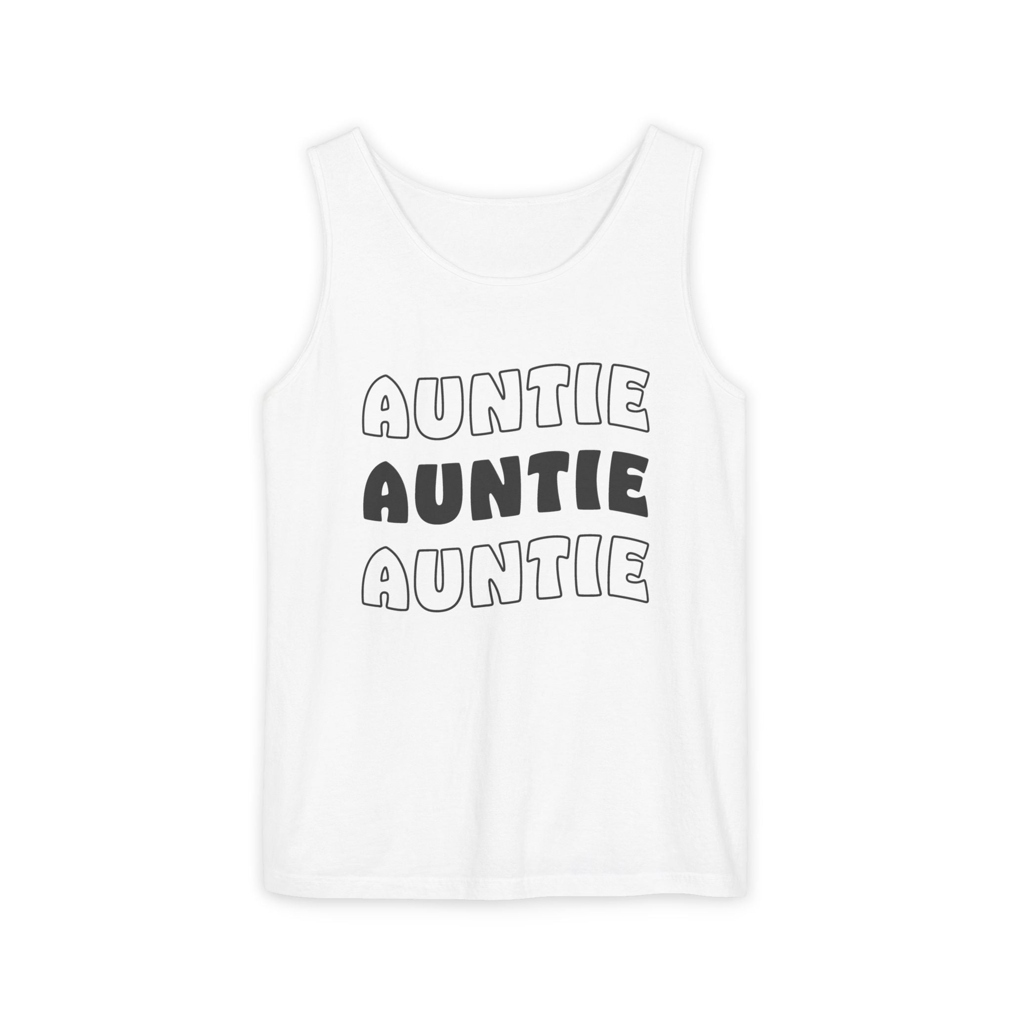 Aunt Tank Top - Auntie Auntie Auntie | Tank Top by atgodanddesigns