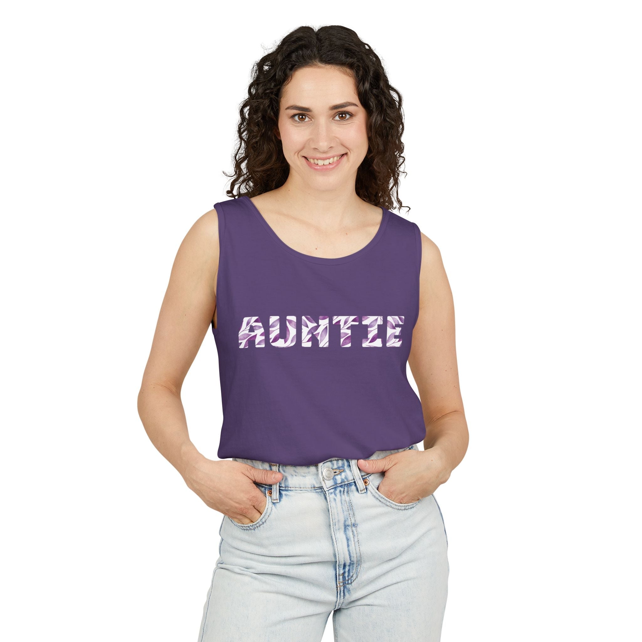 Aunt Tank Top - Auntie | Tank Top by atgodanddesigns