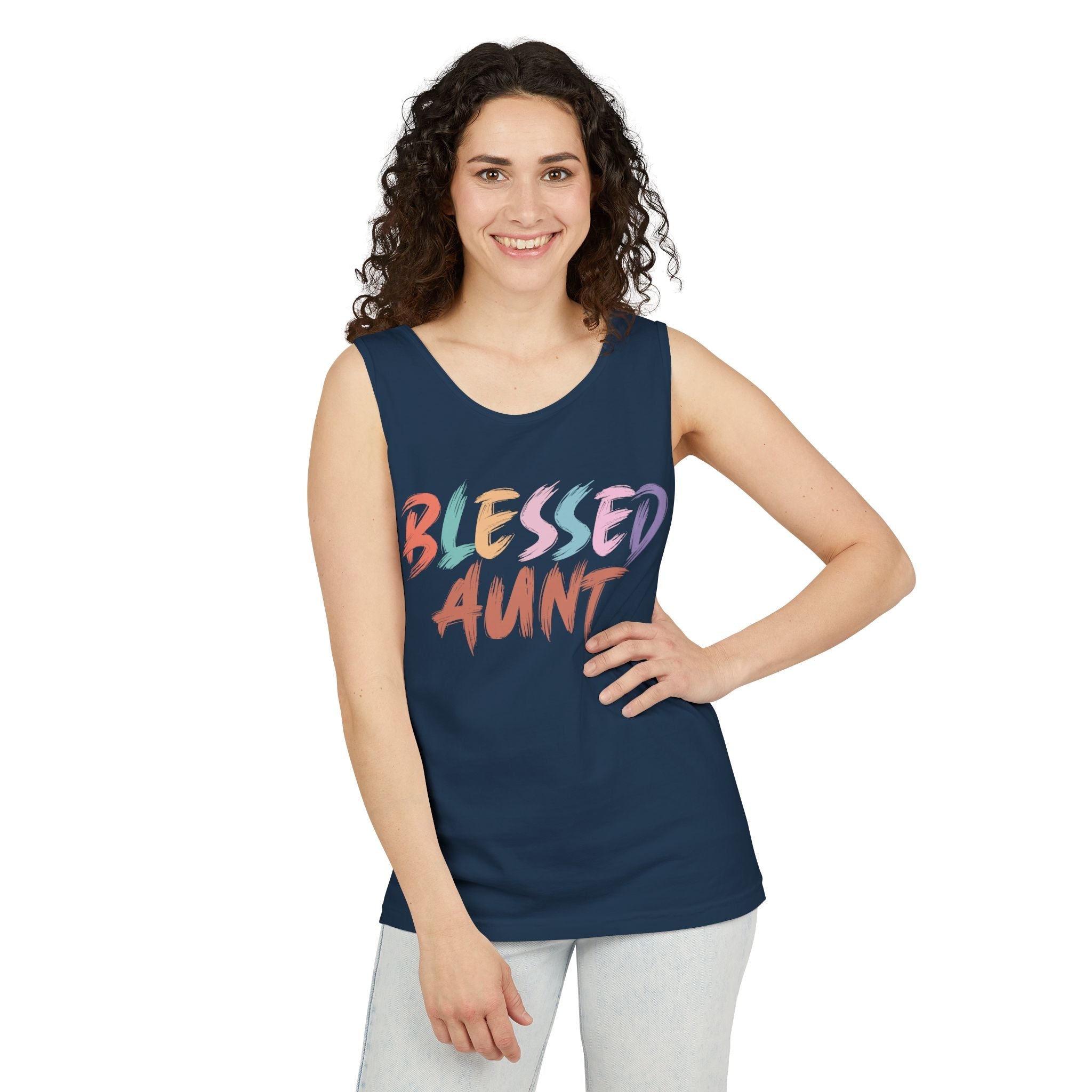 Aunt Tank Top - Blessed Aunt | Tank Top by atgodanddesigns
