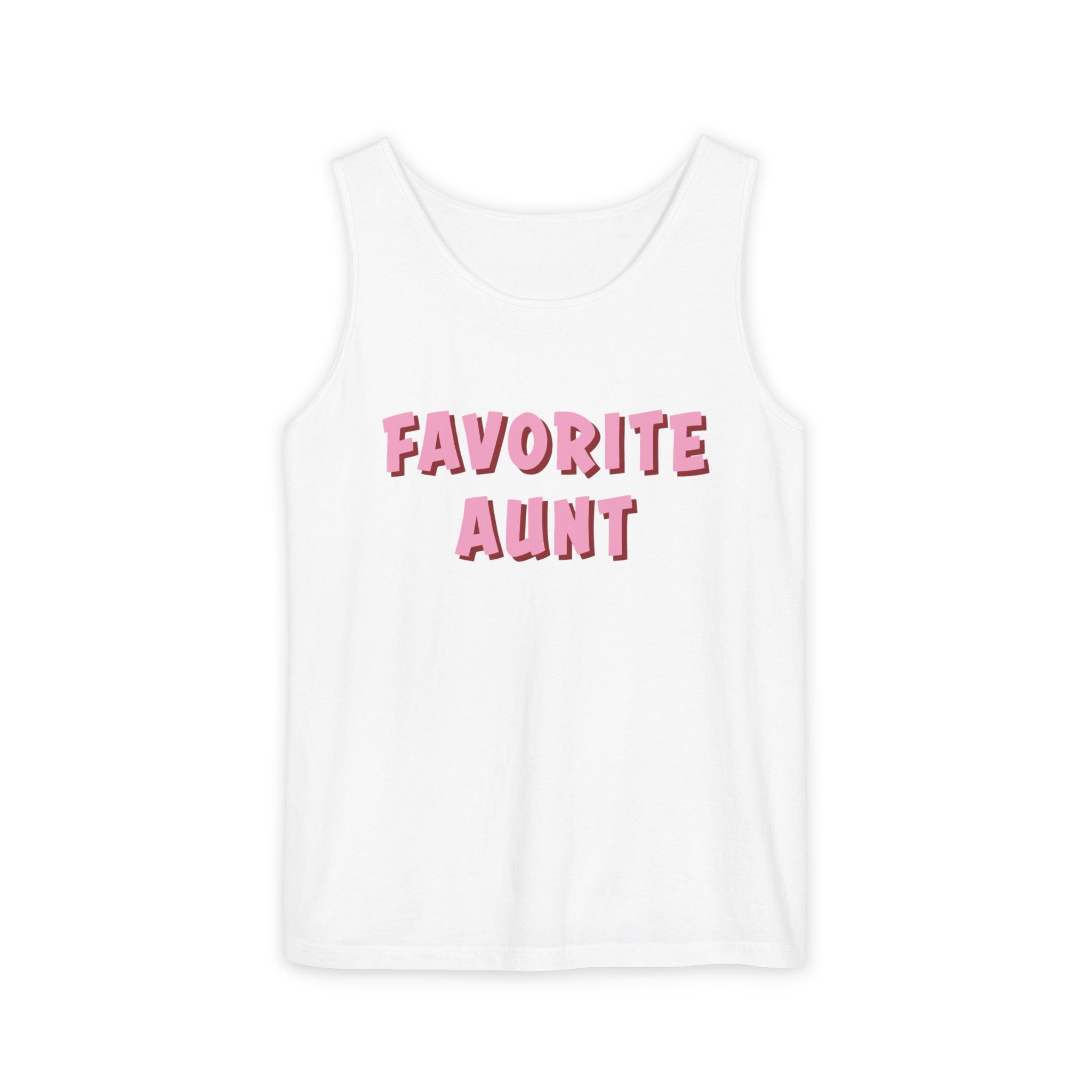 Aunt Tank Top - Favorite Aunt | Tank Top by atgodanddesigns