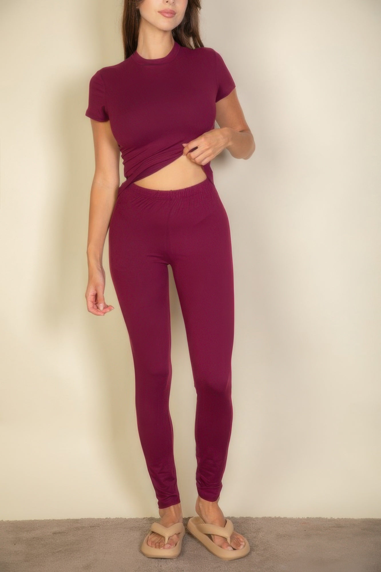 Basic Solid Leggings | by atgodanddesigns