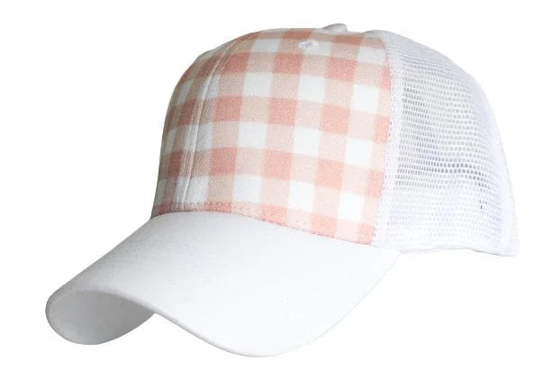 Blush Buffalo Trucker Hat | by atgodanddesigns