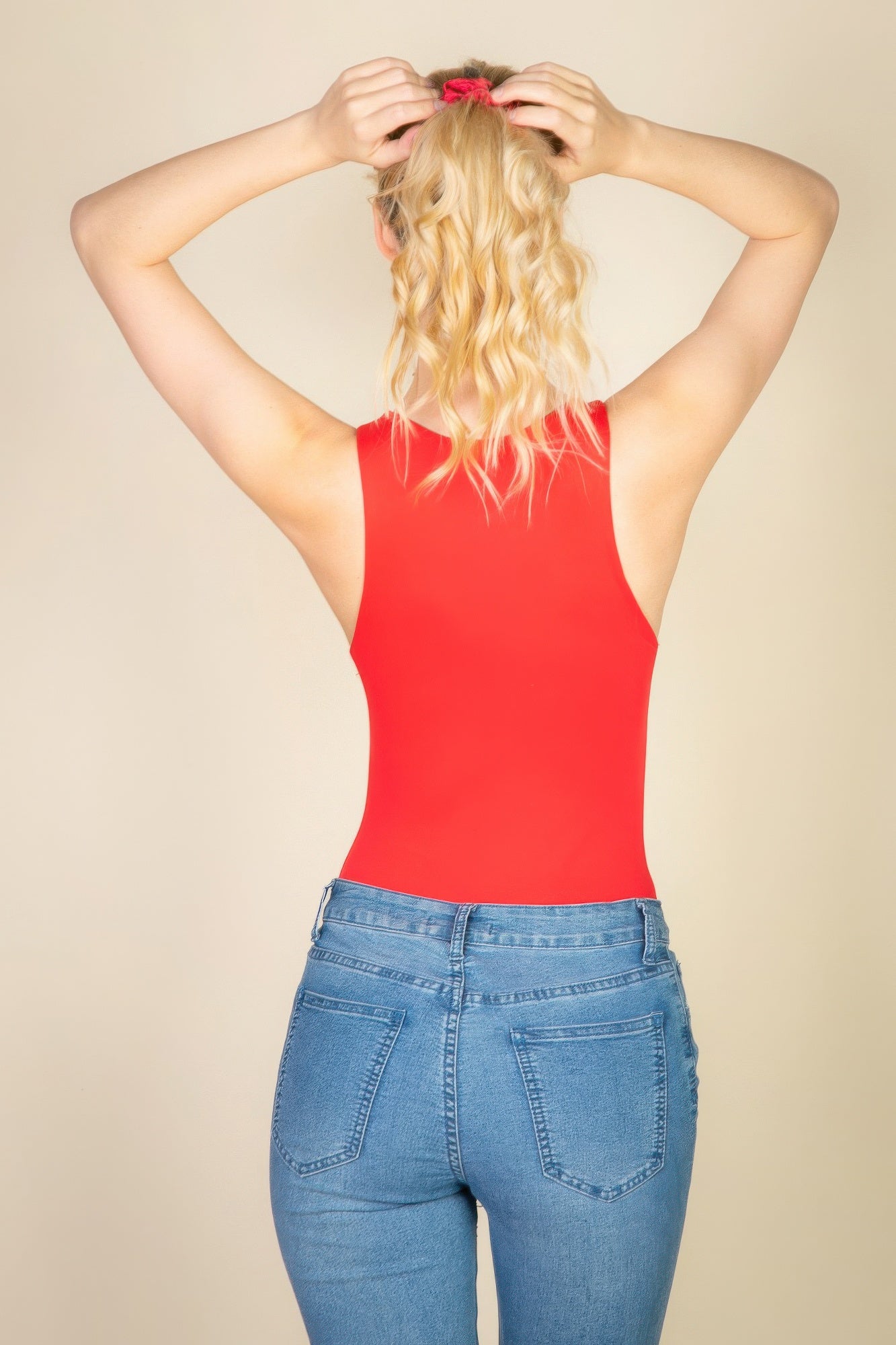 Casual Solid Tank Bodysuit | by atgodanddesigns