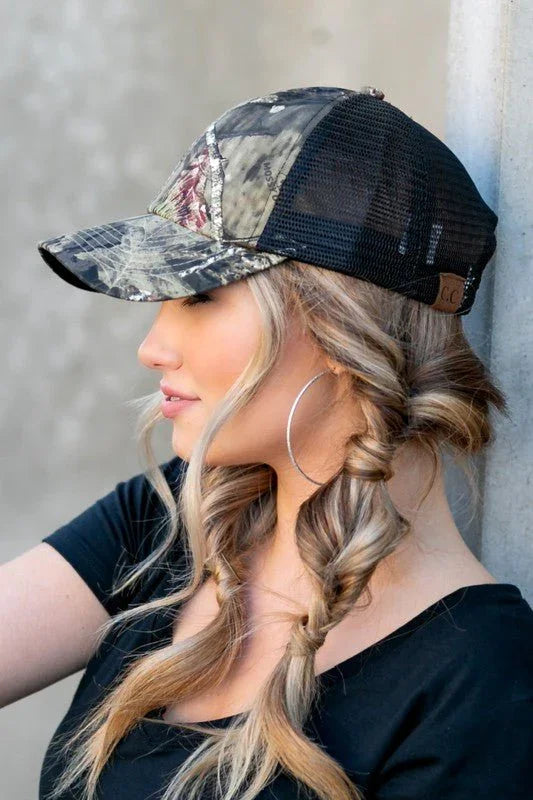 CC Mossy Oak Baseball Cap Hat | Hat by atgodanddesigns