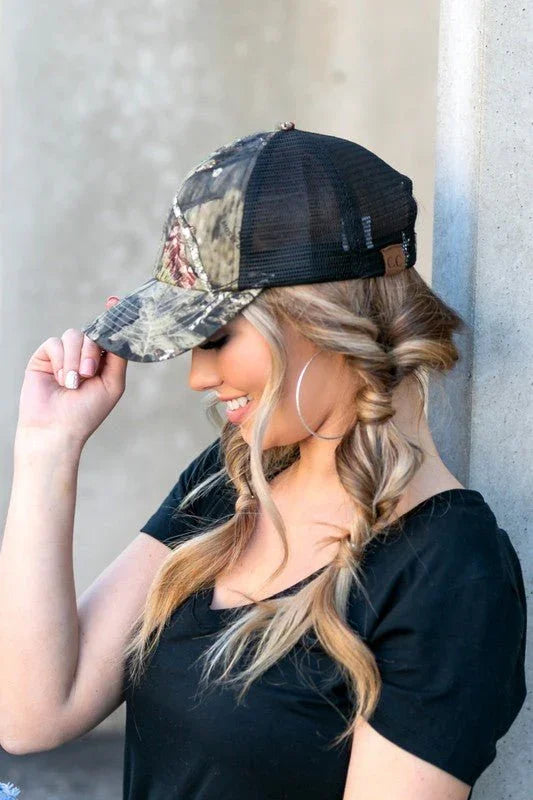 CC Mossy Oak Baseball Cap Hat | Hat by atgodanddesigns