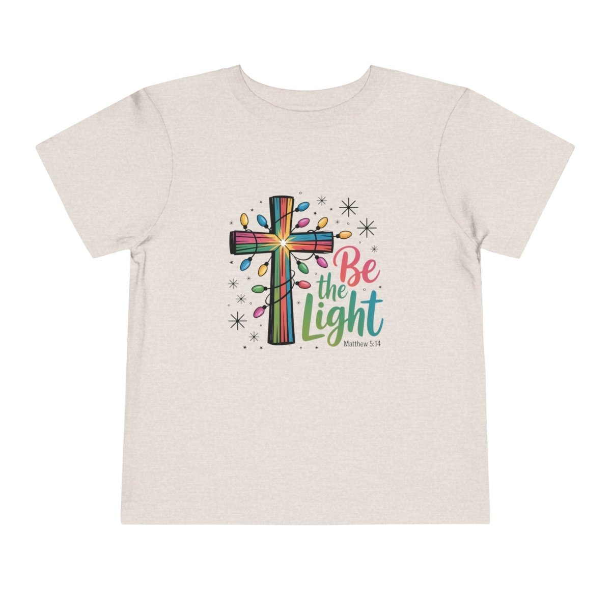 Christmas Faith Toddler T-Shirt - Be The Light | Kids clothes by atgodanddesigns