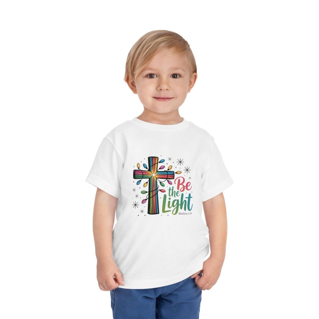 Christmas Faith Toddler T-Shirt - Be The Light | Kids clothes by atgodanddesigns