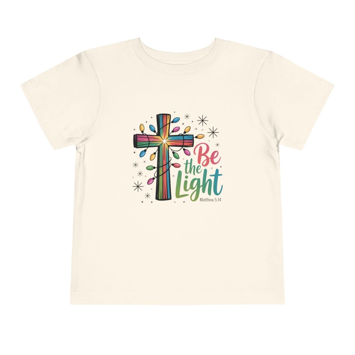 Christmas Faith Toddler T-Shirt - Be The Light | Kids clothes by atgodanddesigns