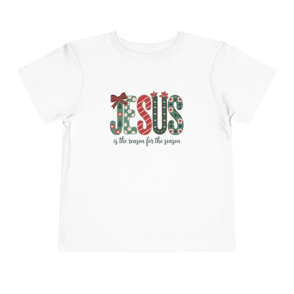 Christmas Faith Toddler T-Shirt - Jesus is the Reason for the Season | Kids clothes by atgodanddesigns